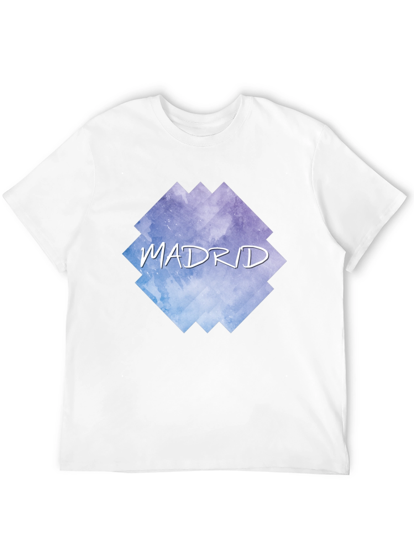 Madrid Graphic Tee - Mens Black Cotton T-Shirt