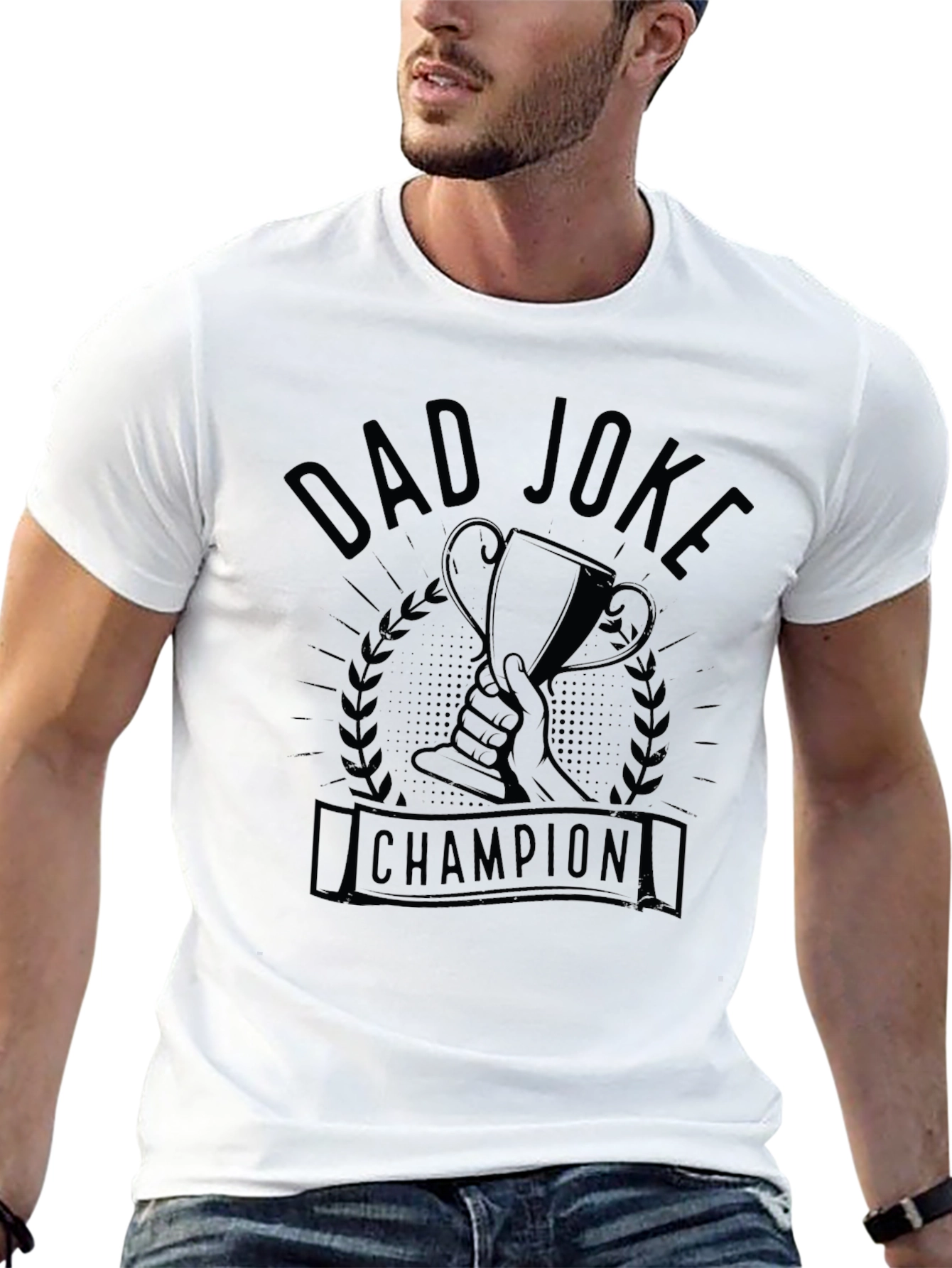 Dad Joke Champion Graphic T-Shirt
