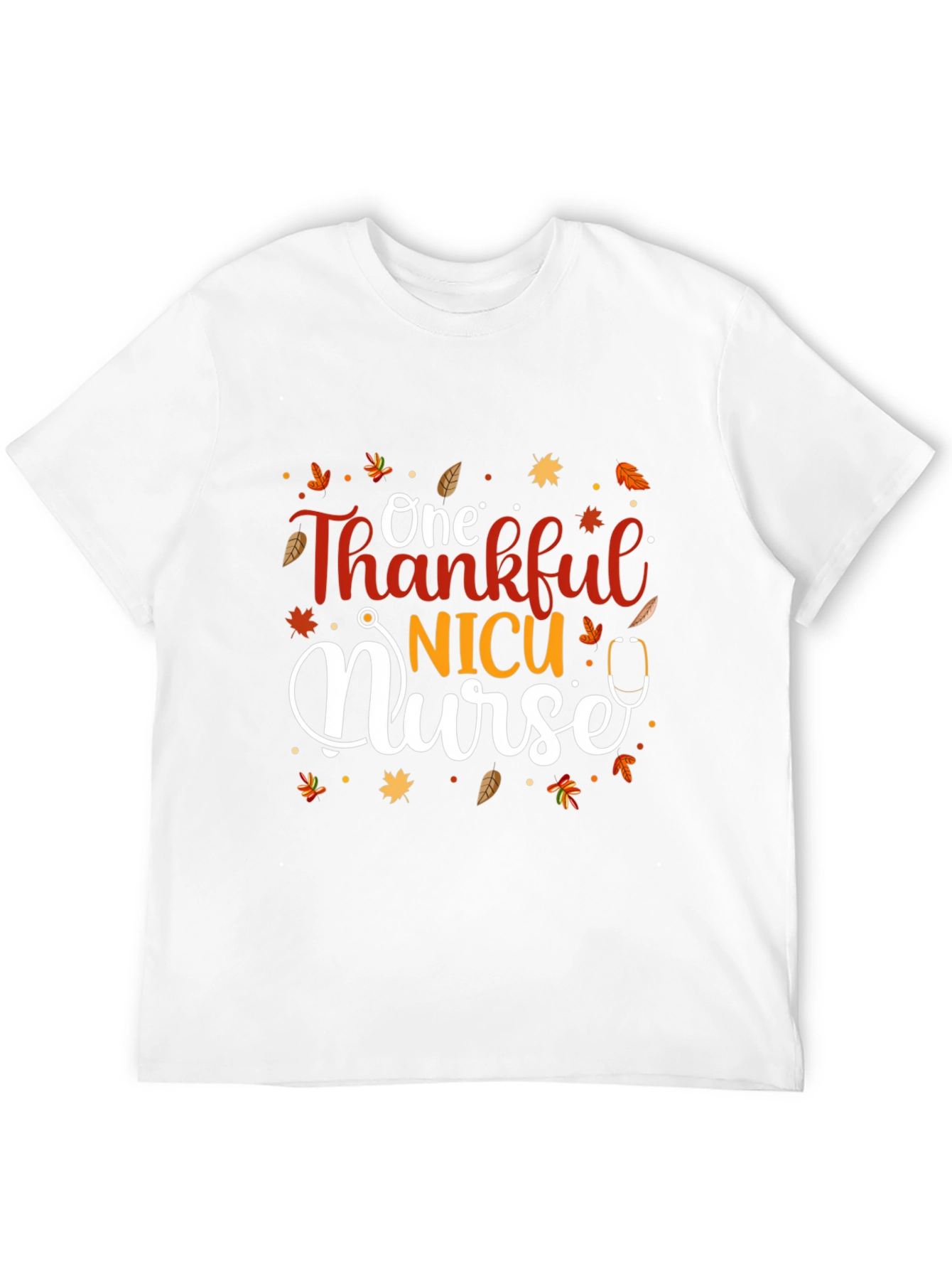 Thankful NICU Nurse Fall T-Shirt