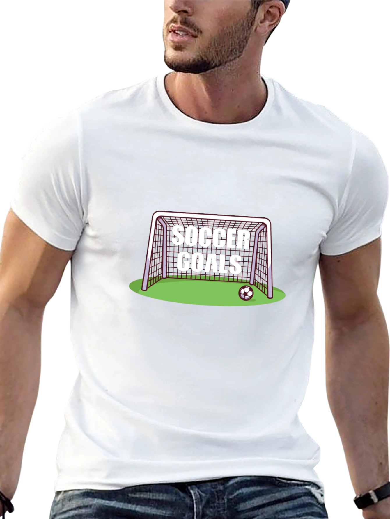 Soccer Goals Graphic T-Shirt