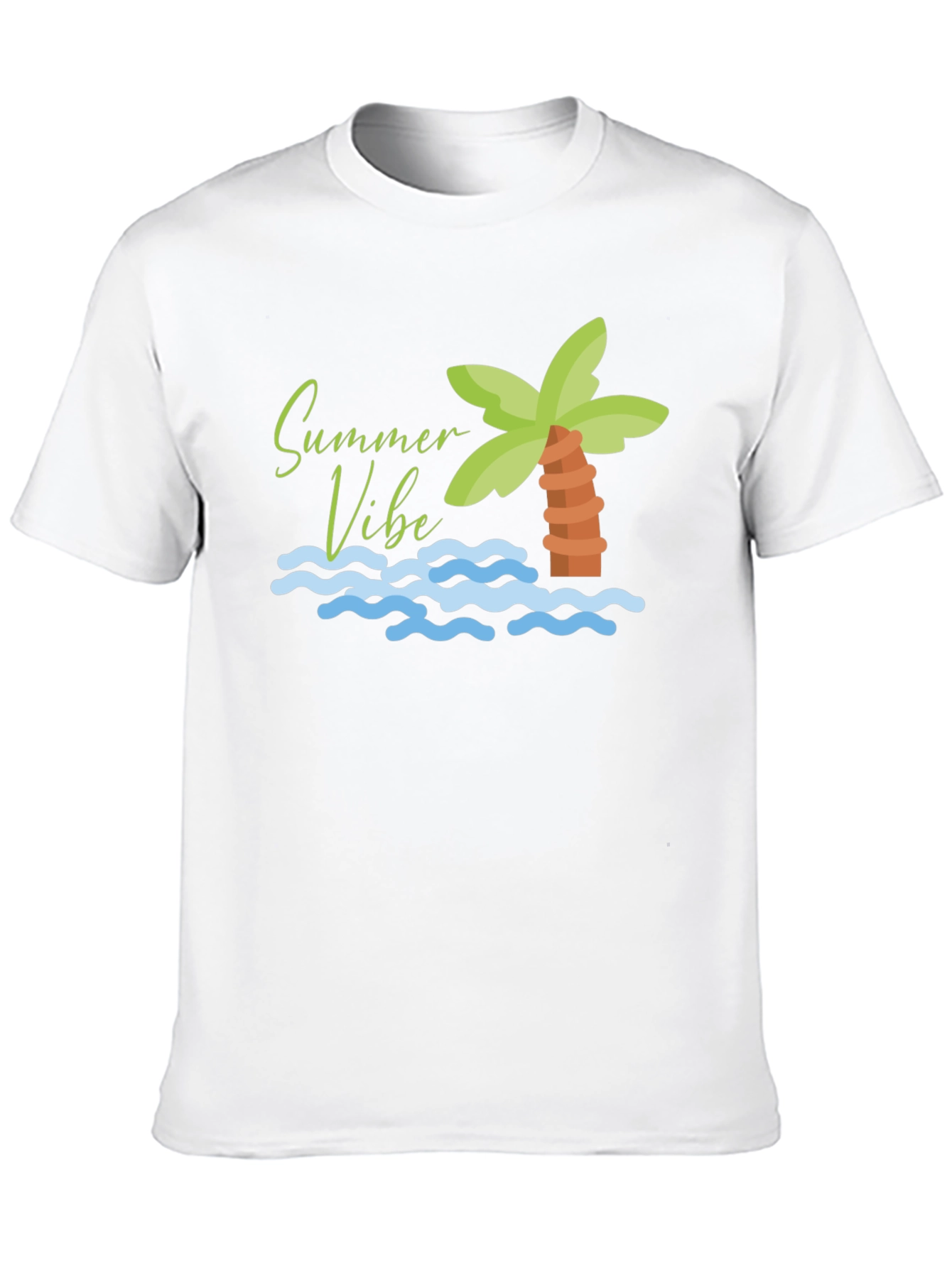 Summer Vibe Black T-Shirt
