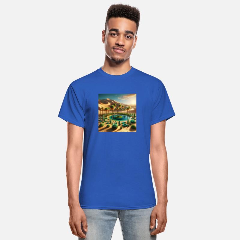 3D Oasis Desert