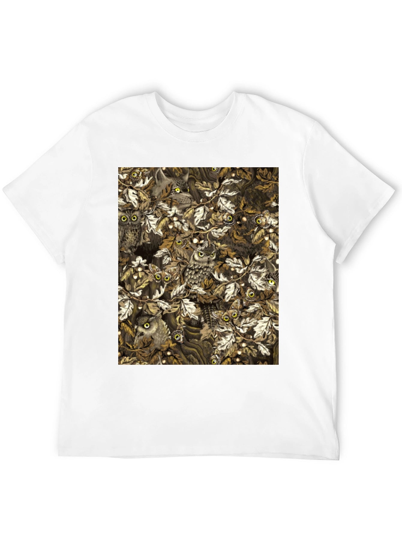 Owl & Wolf Camo Graphic Tee