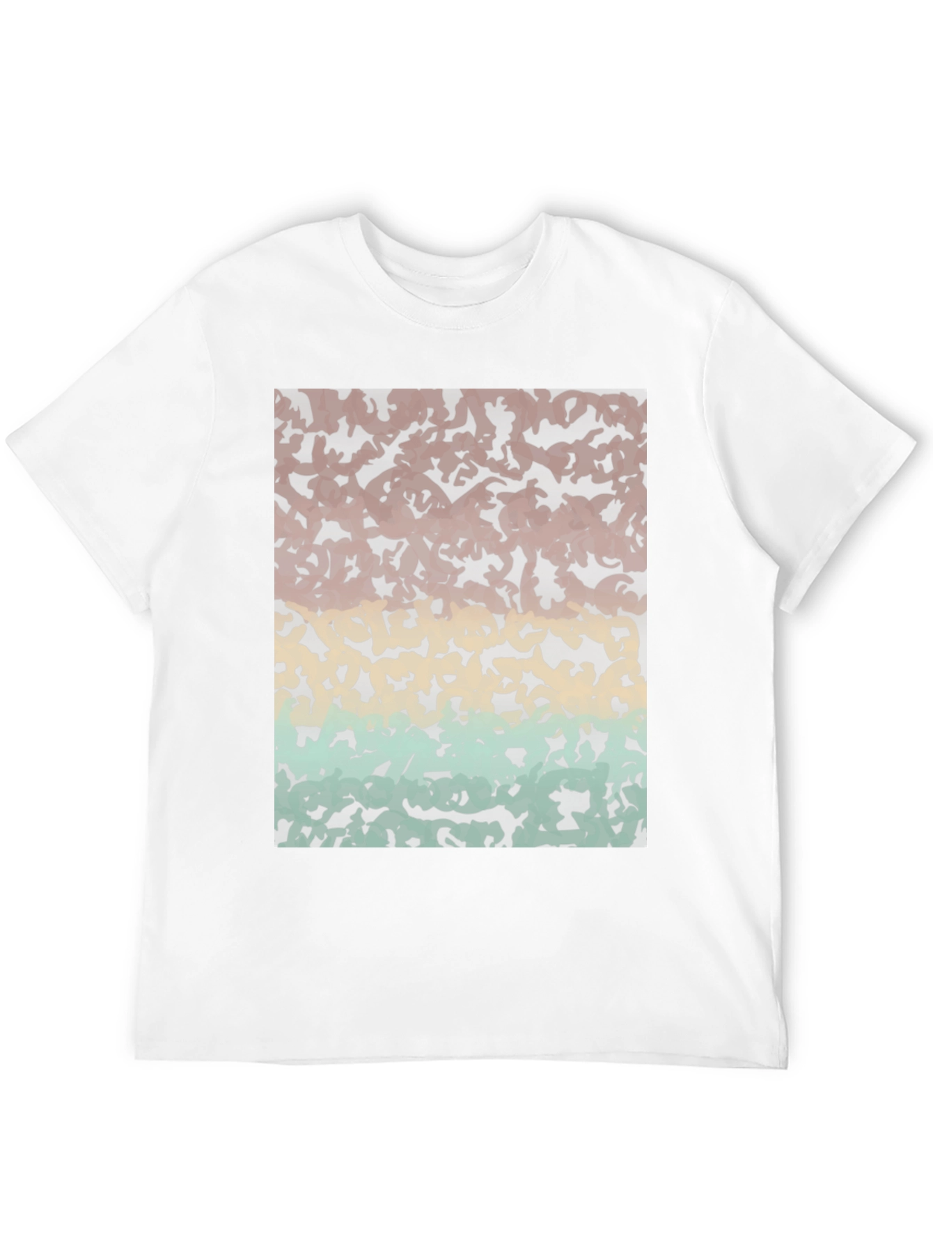 Abstract Camo T-Shirt - Stylish Casual Wear