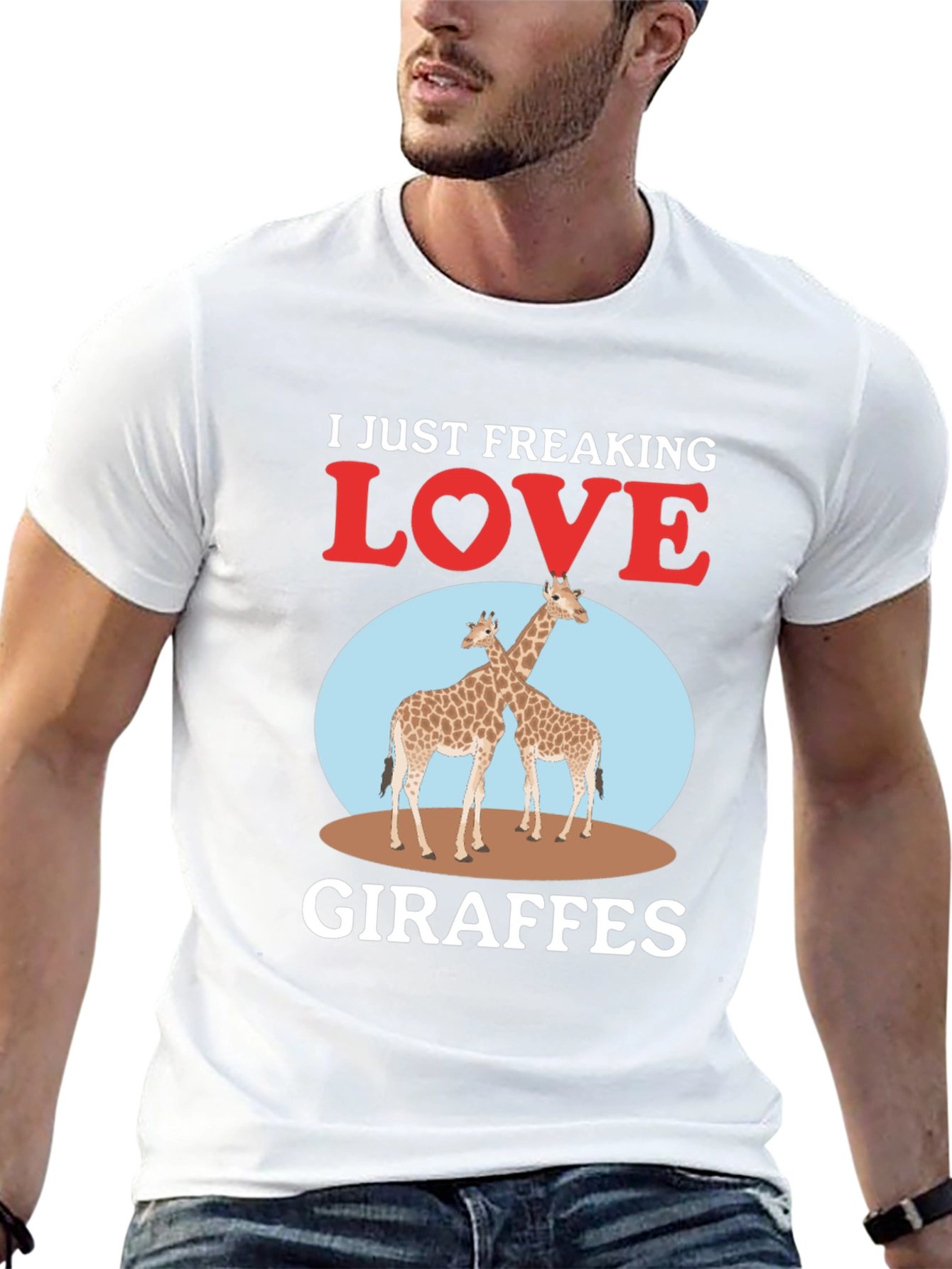I Just Freaking Love Giraffes T-Shirt