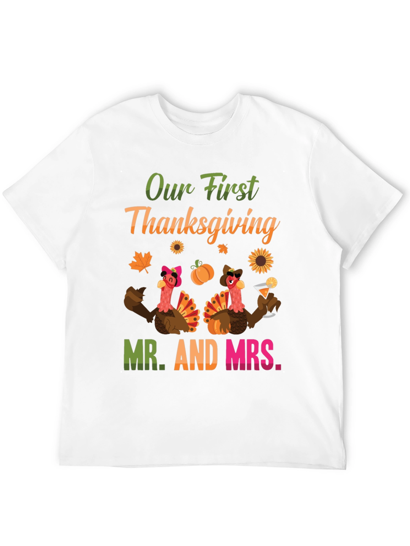 Our First Thanksgiving Mr. and Mrs. T-Shirt