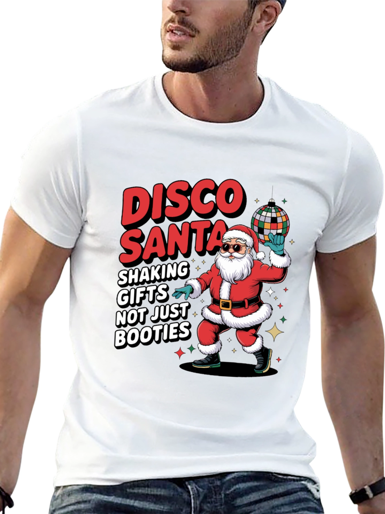 Disco Santa Graphic Tee