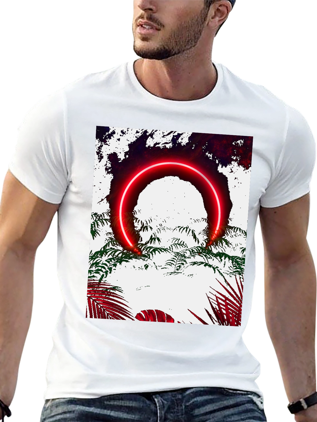 Neon Portal Graphic Tee