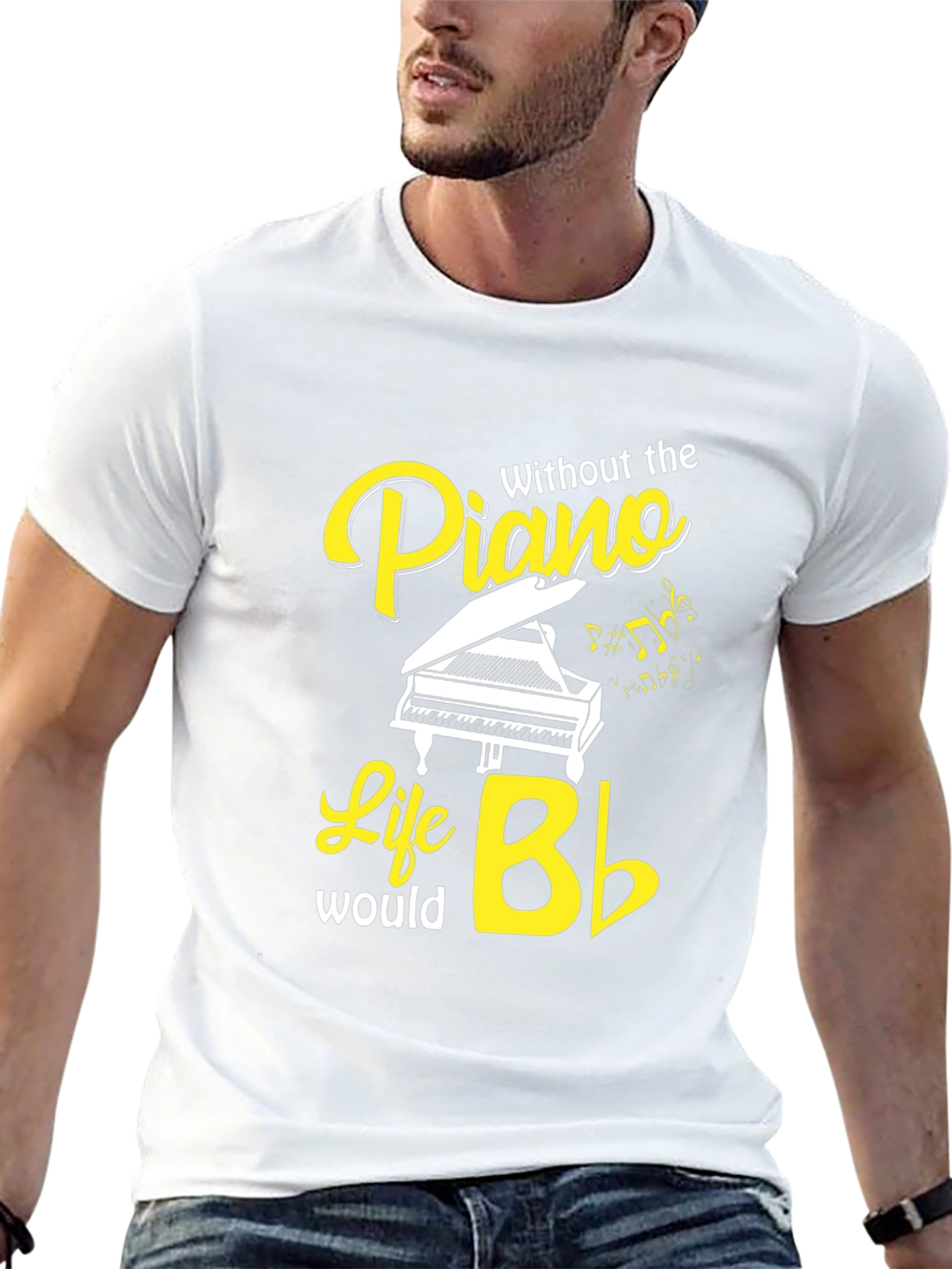 Piano Life T-Shirt - Musical Graphic Tee