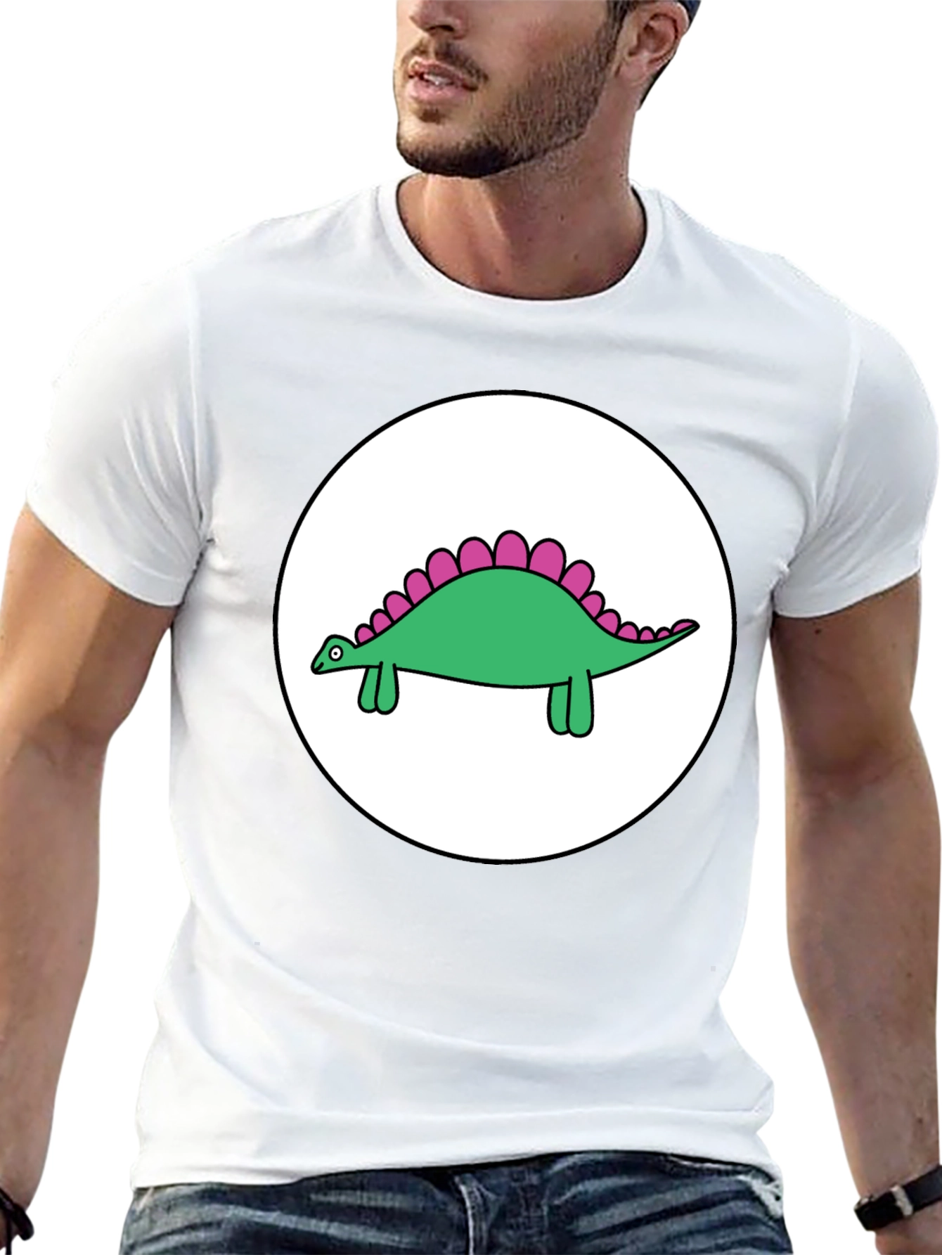 Dino Graphic Tee - Casual Comfort