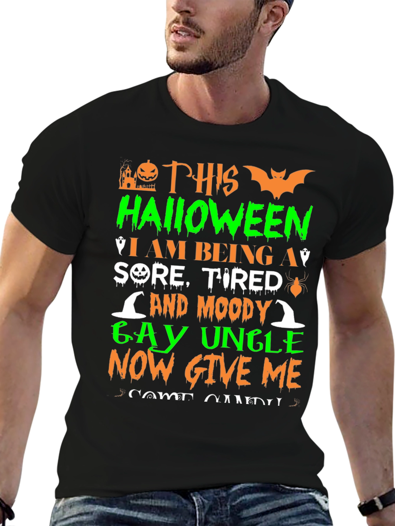 Humorous Halloween Themed T-Shirt