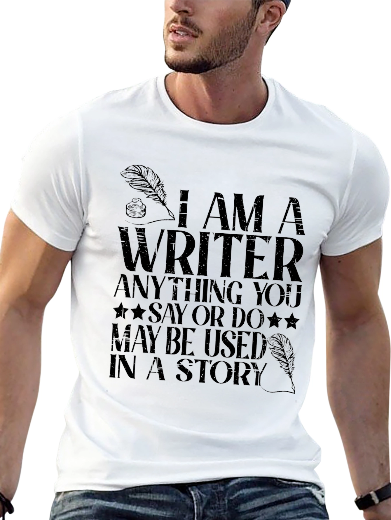 I Am A Writer T-Shirt - Novelty Graphic Tee