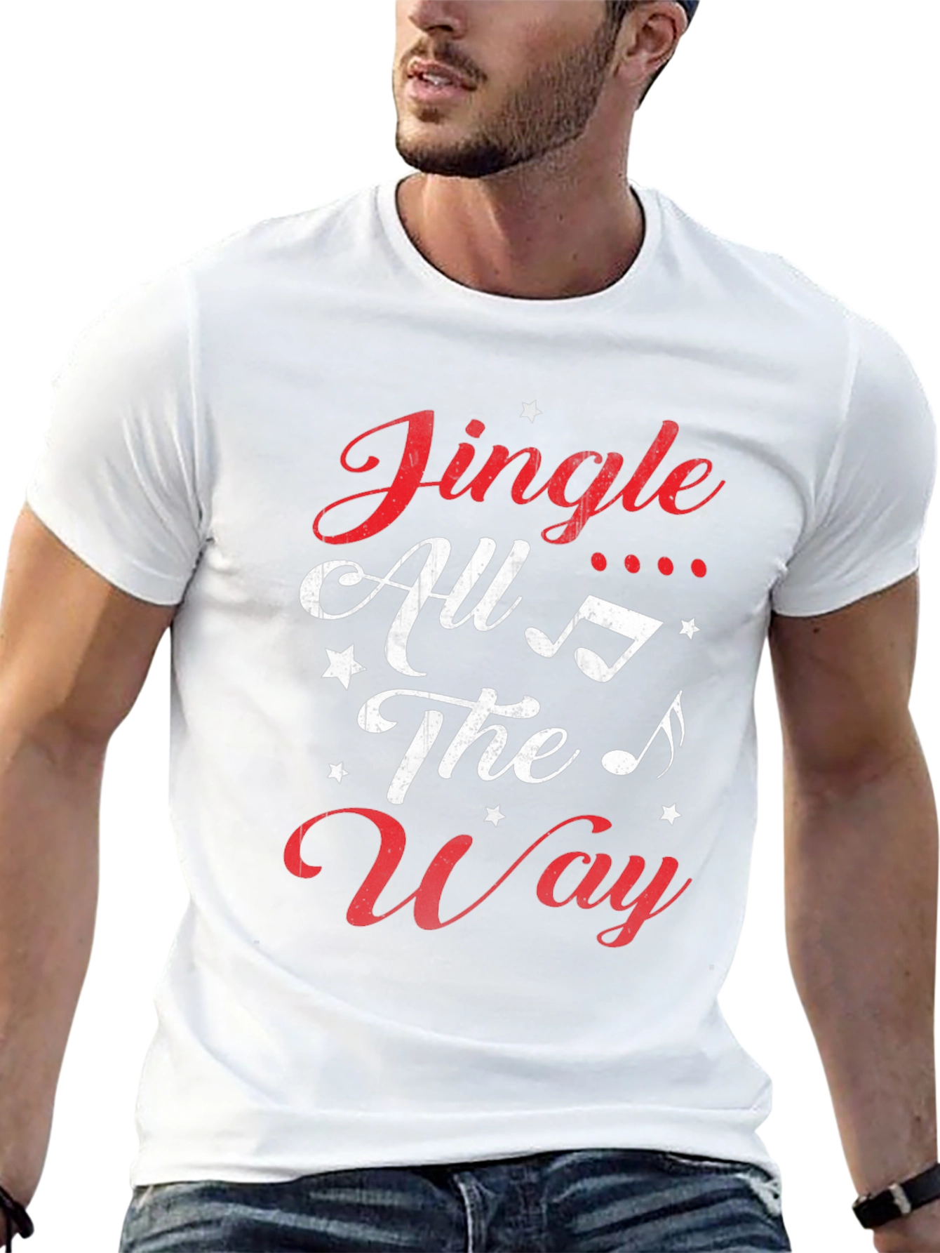 Jingle All The Way Christmas Holiday Graphic Tee