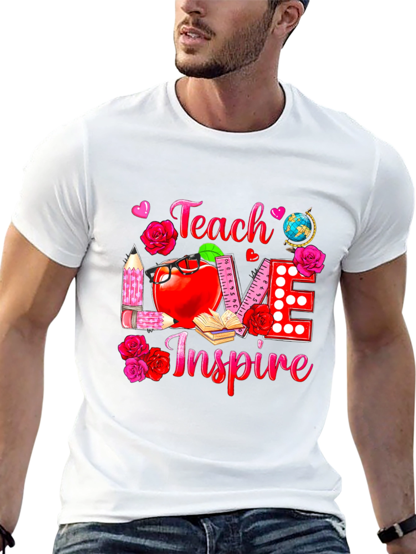 Teach Love Inspire Teacher T-Shirt