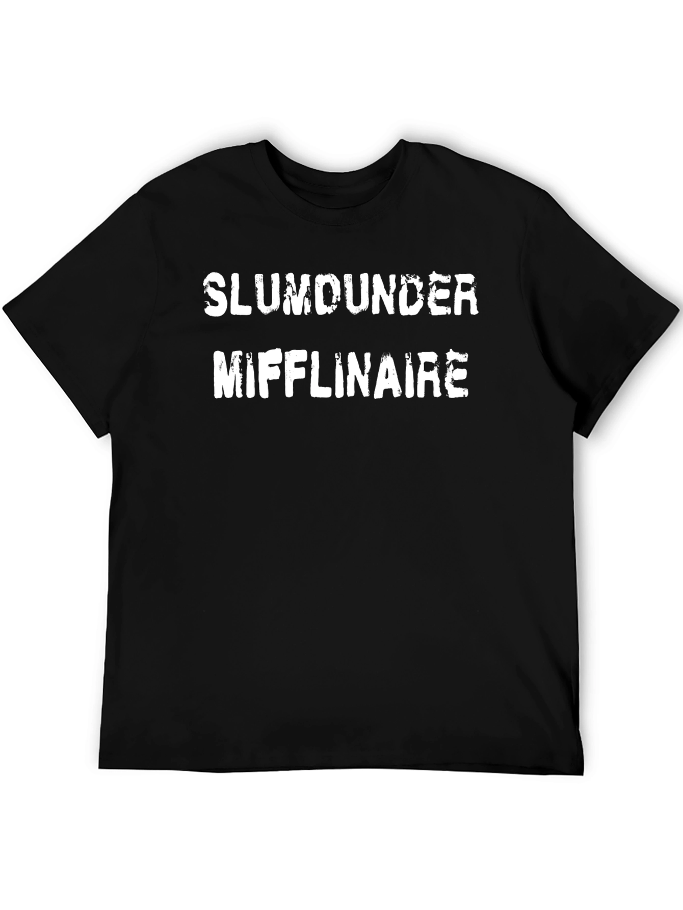 Slumdunder Mifflinare Black T-Shirt