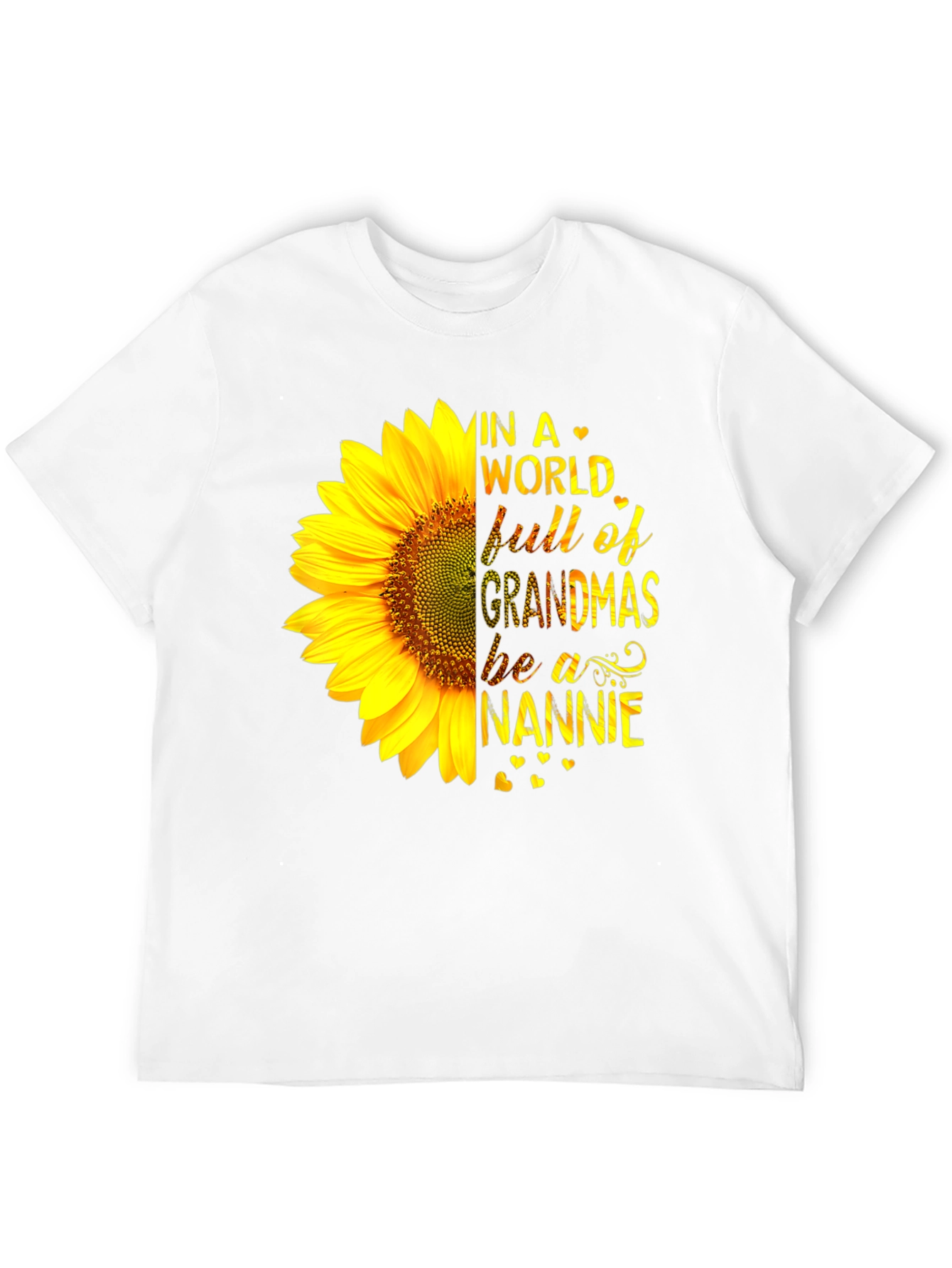 Sunflower Nannie T-Shirt - Grandmas Tee