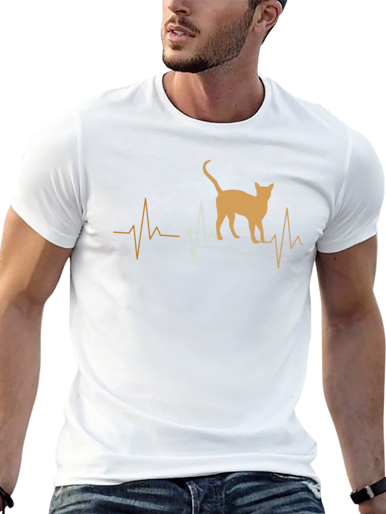 Cat Heartbeat T-Shirt