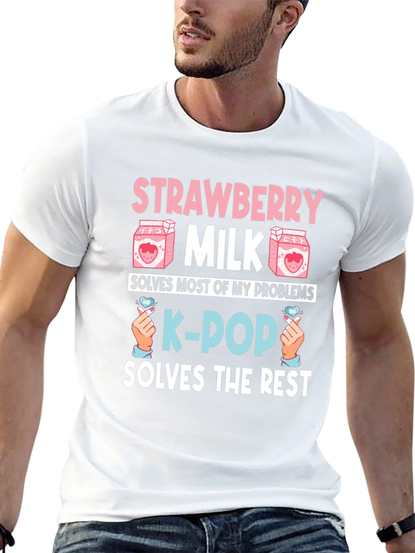 Strawberry Milk & K-Pop T-Shirt