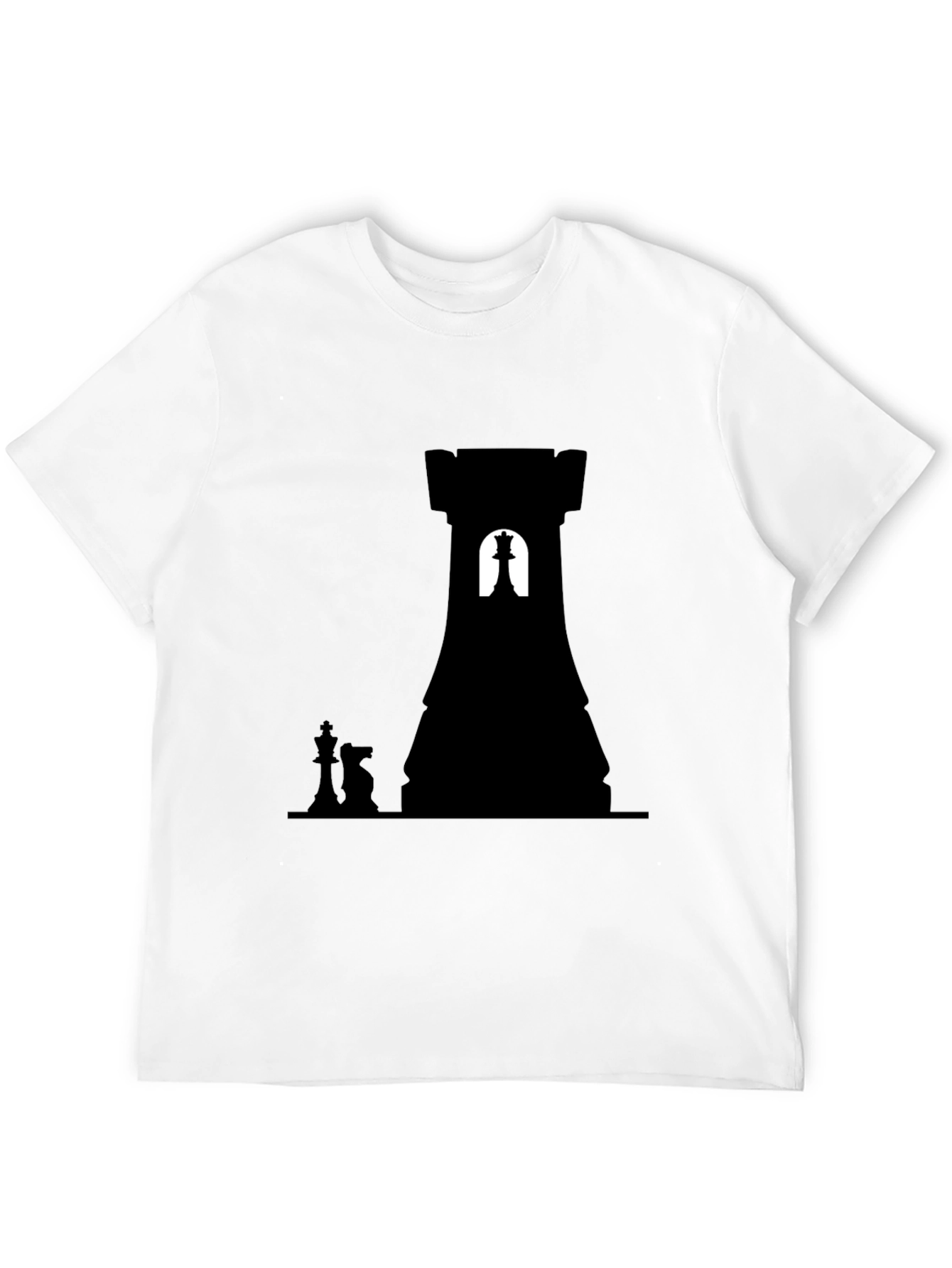Chess Rook Queen King Tee - Strategic Style