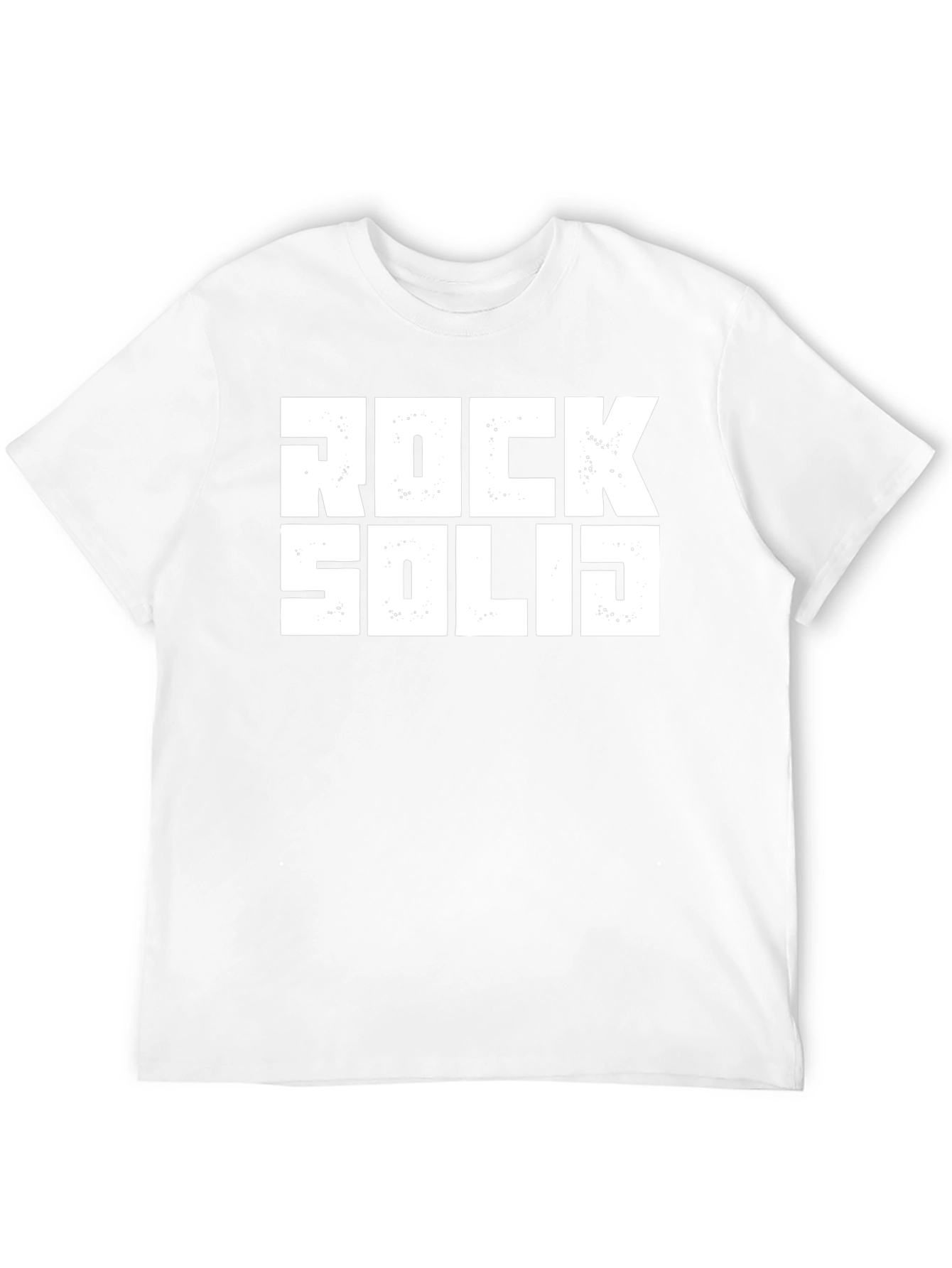 Rock Solid Graphic T-Shirt - Black
