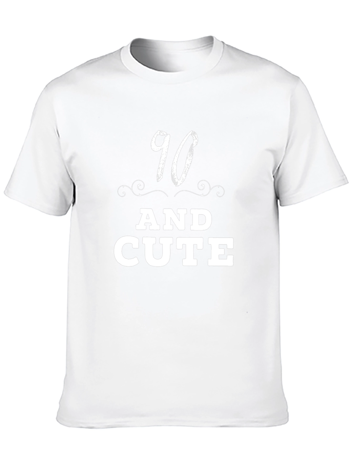 90 and Cute Graphic Tee Shirt