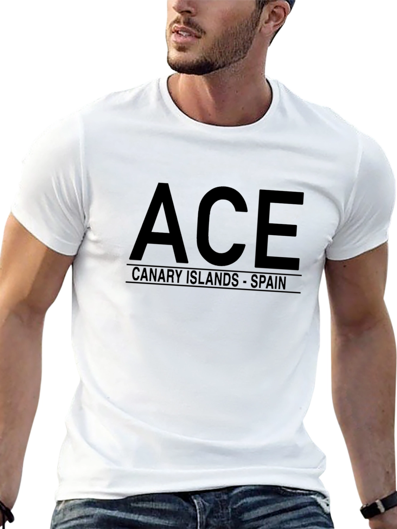 ACE Canary Islands Spain Black T-Shirt