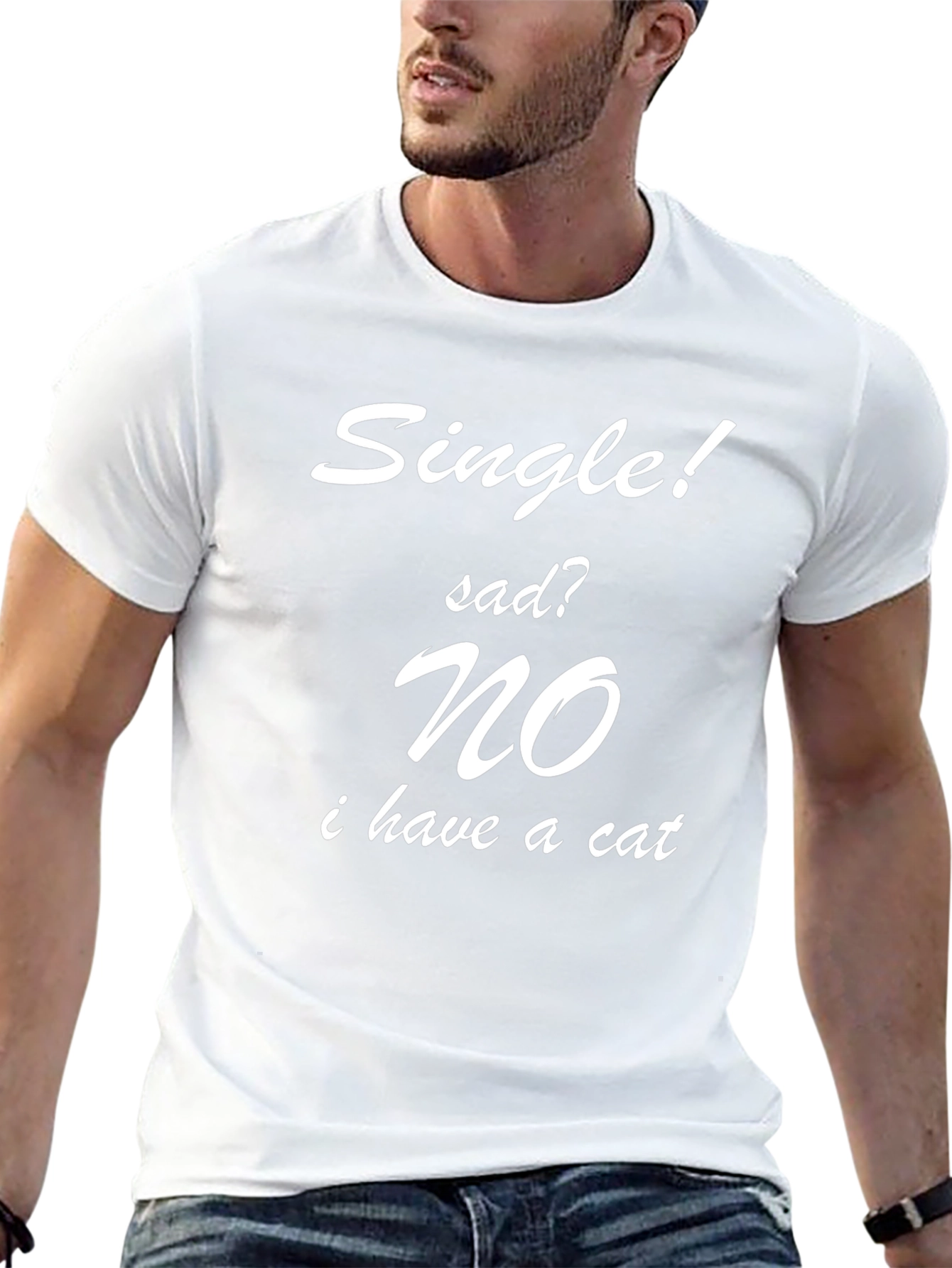 Single? No I Have A Cat T-Shirt
