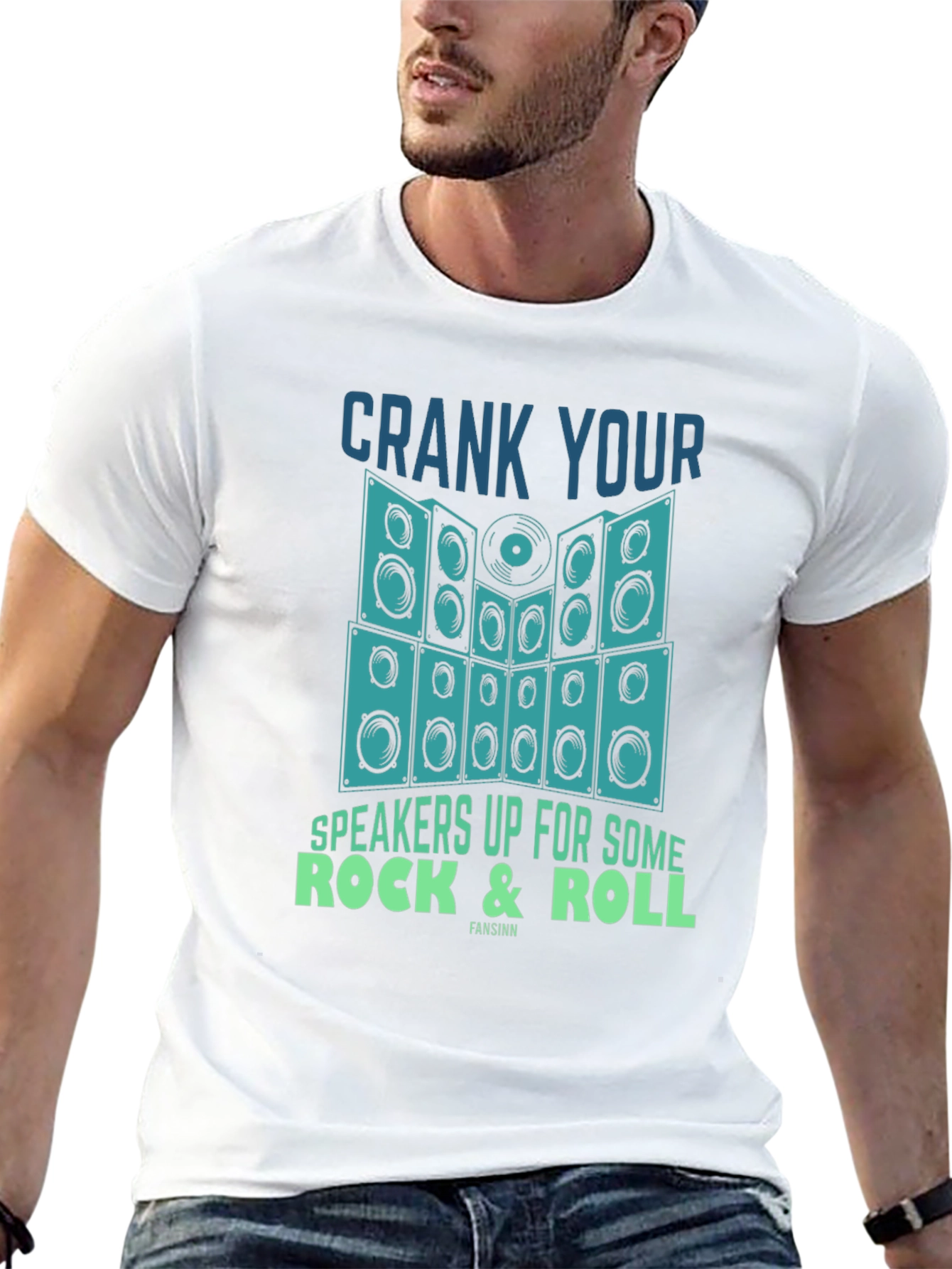 Crank Your Speakers Up Rock & Roll T-Shirt
