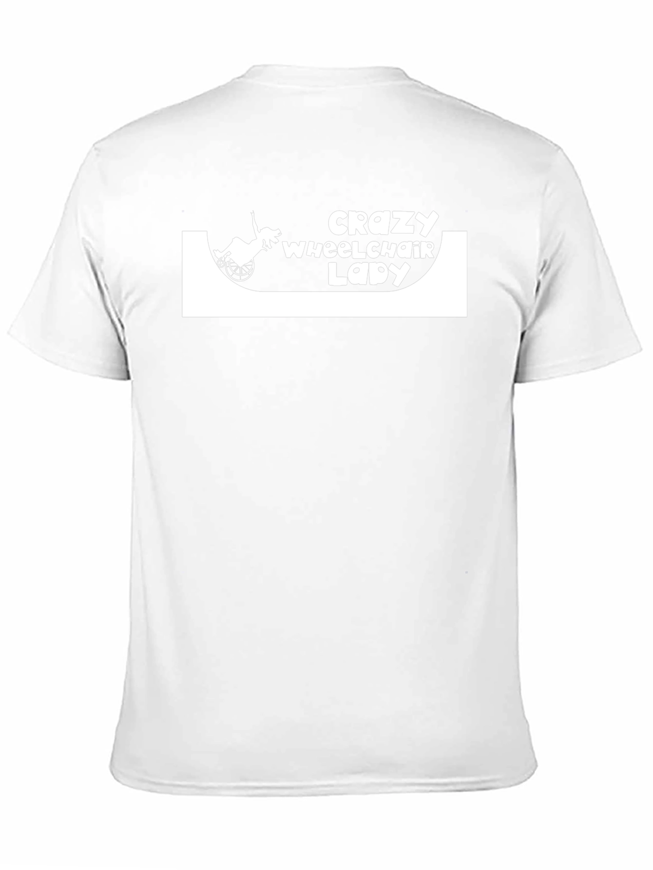 Crazy Wheelchair Lady T-Shirt - Empowering Disability Tee