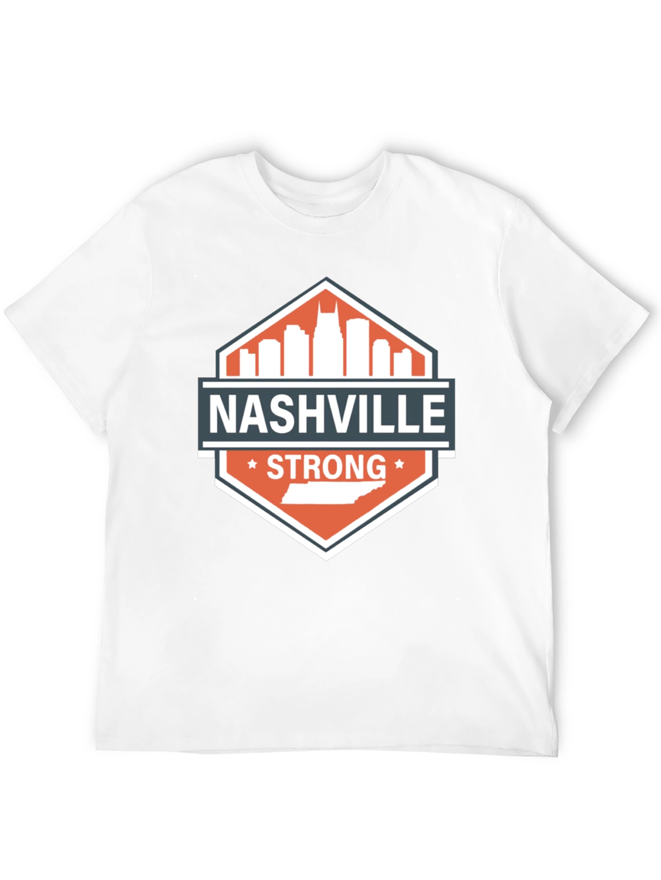 Nashville Strong Graphic Tee - City Skyline