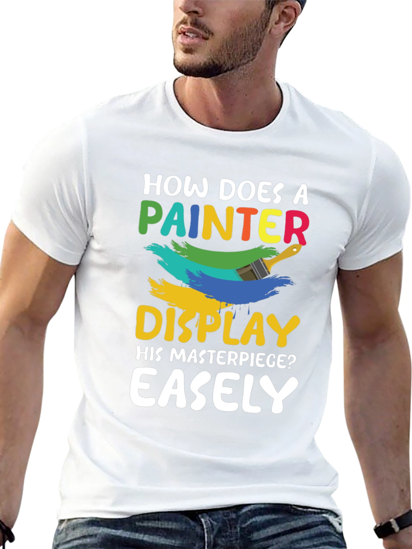 Painter Pun T-Shirt - Masterpiece Display