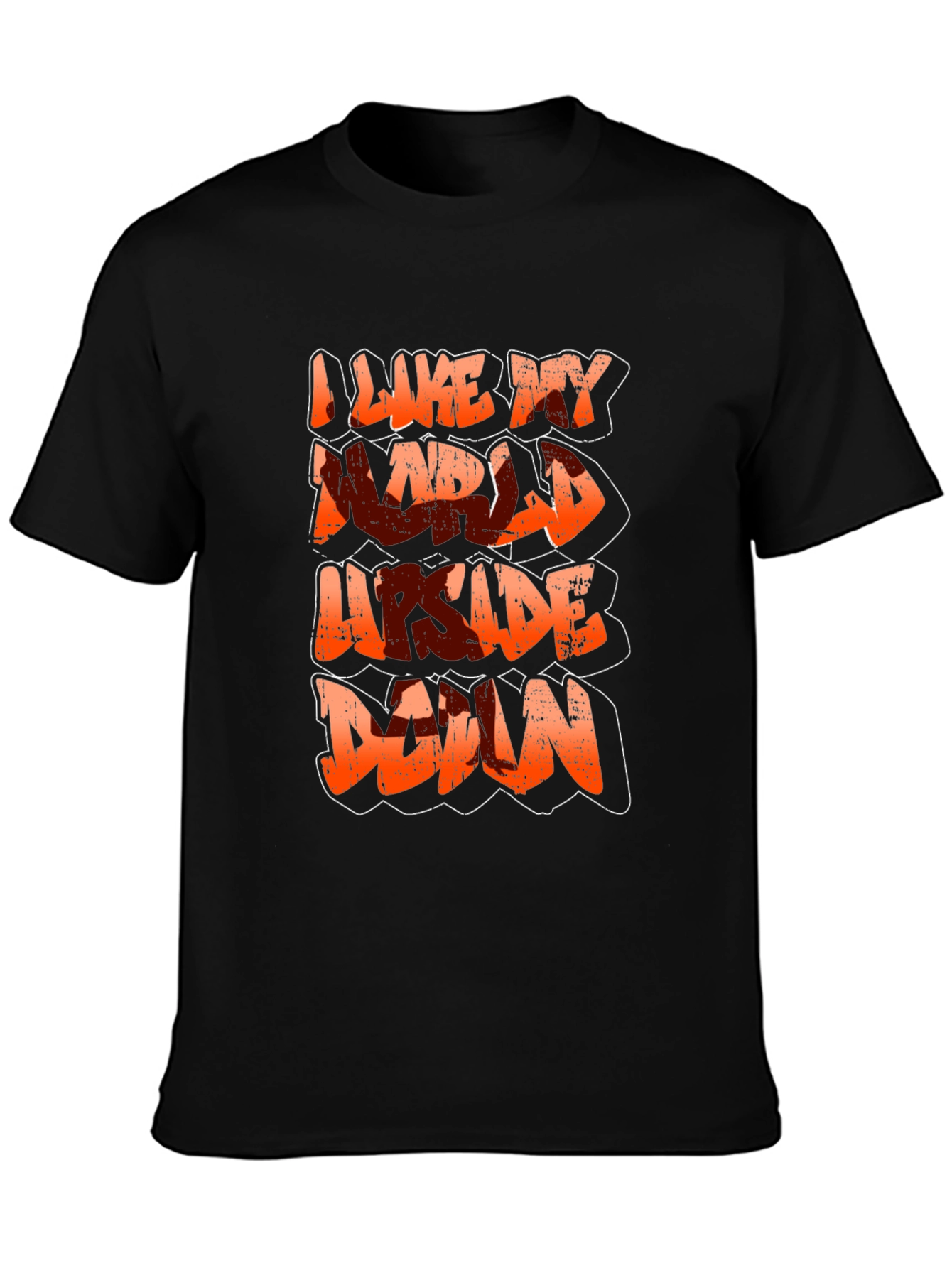 I Like My World Upside Down Graphic T-Shirt