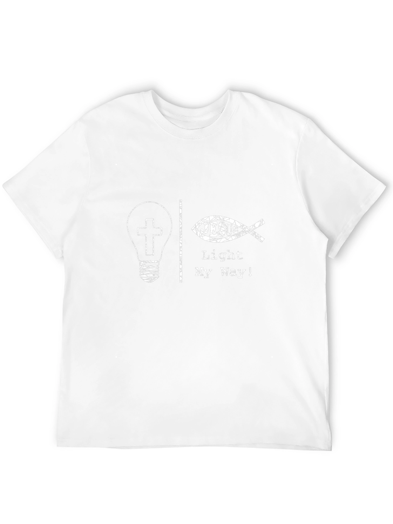 Jesus Light My Way T-Shirt - Christian Faith Tee