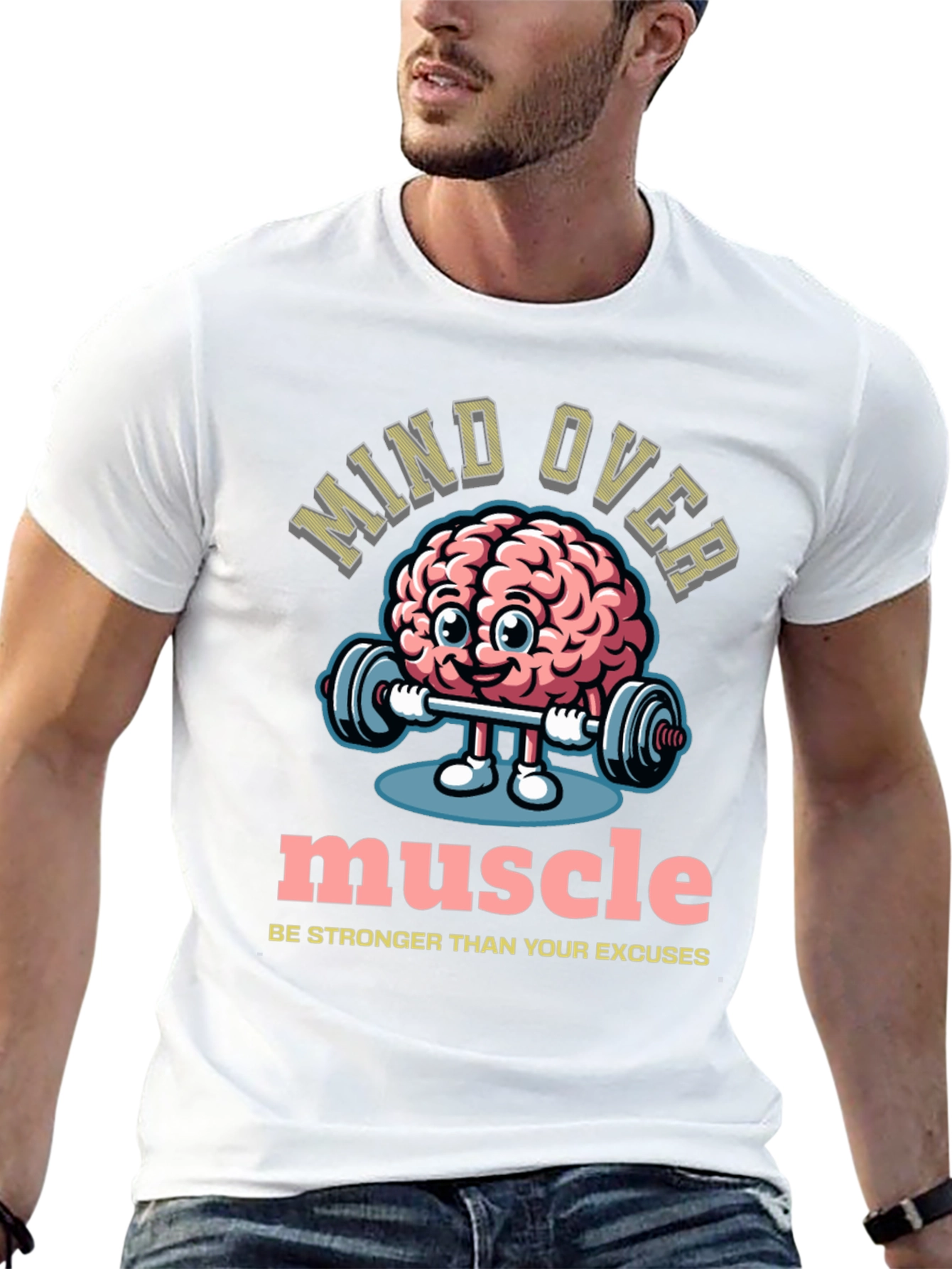 Mind Over Muscle Graphic T-Shirt