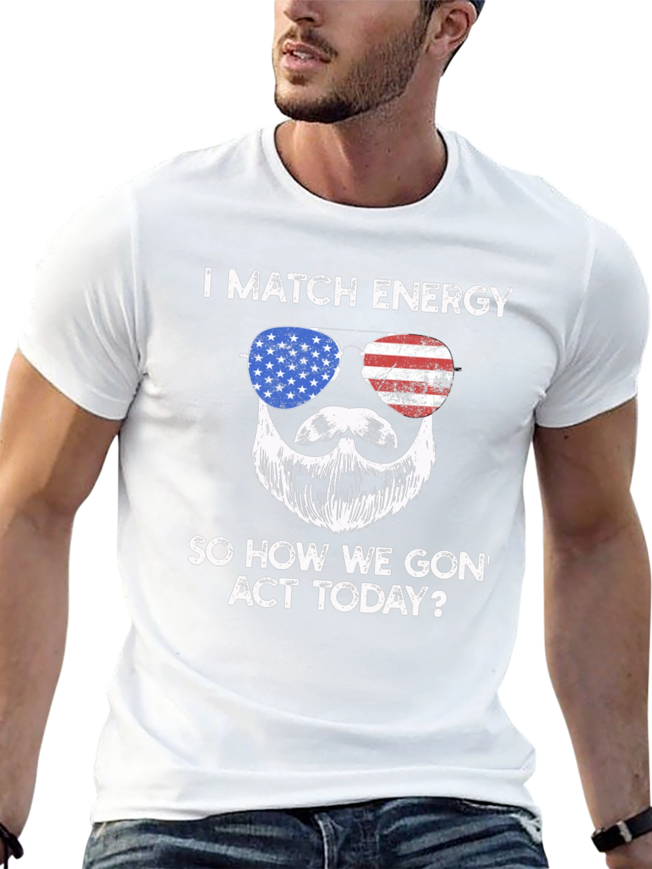 I Match Energy Mens Graphic T-Shirt