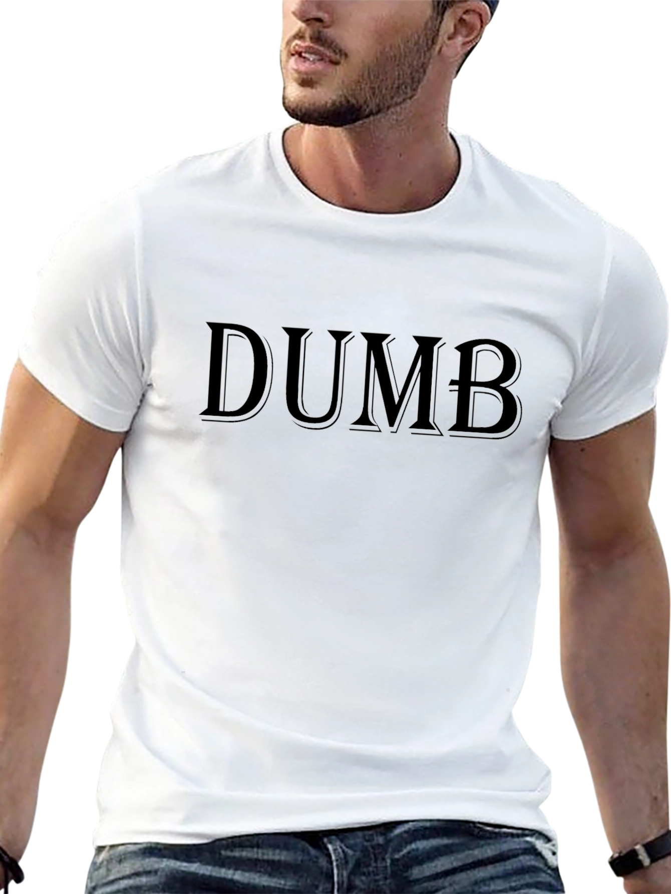 DUMB Graphic Tee - Bold Statement T-Shirt