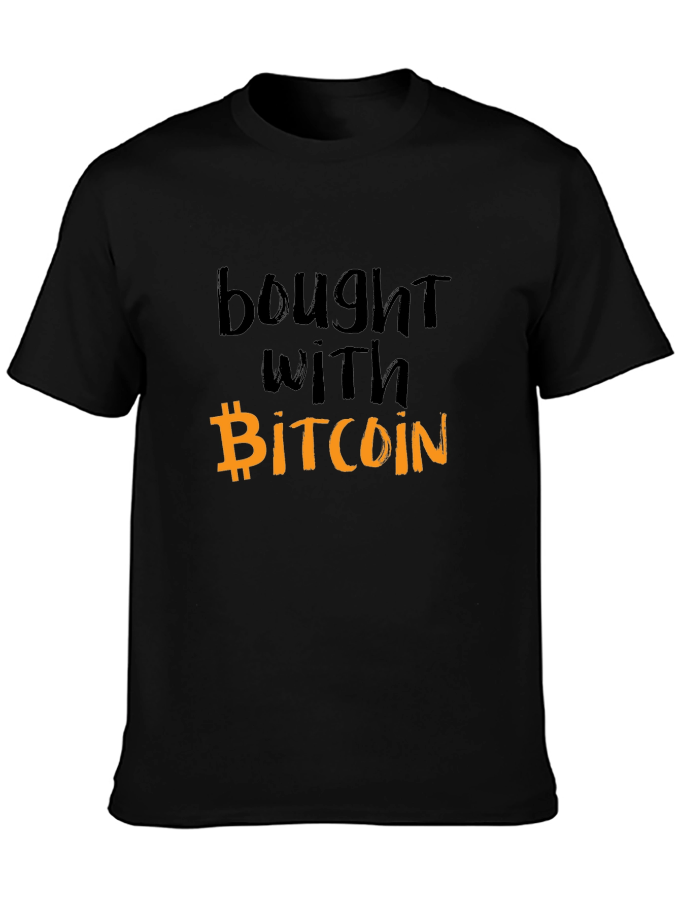 Bought with Bitcoin Black Tee Shirt