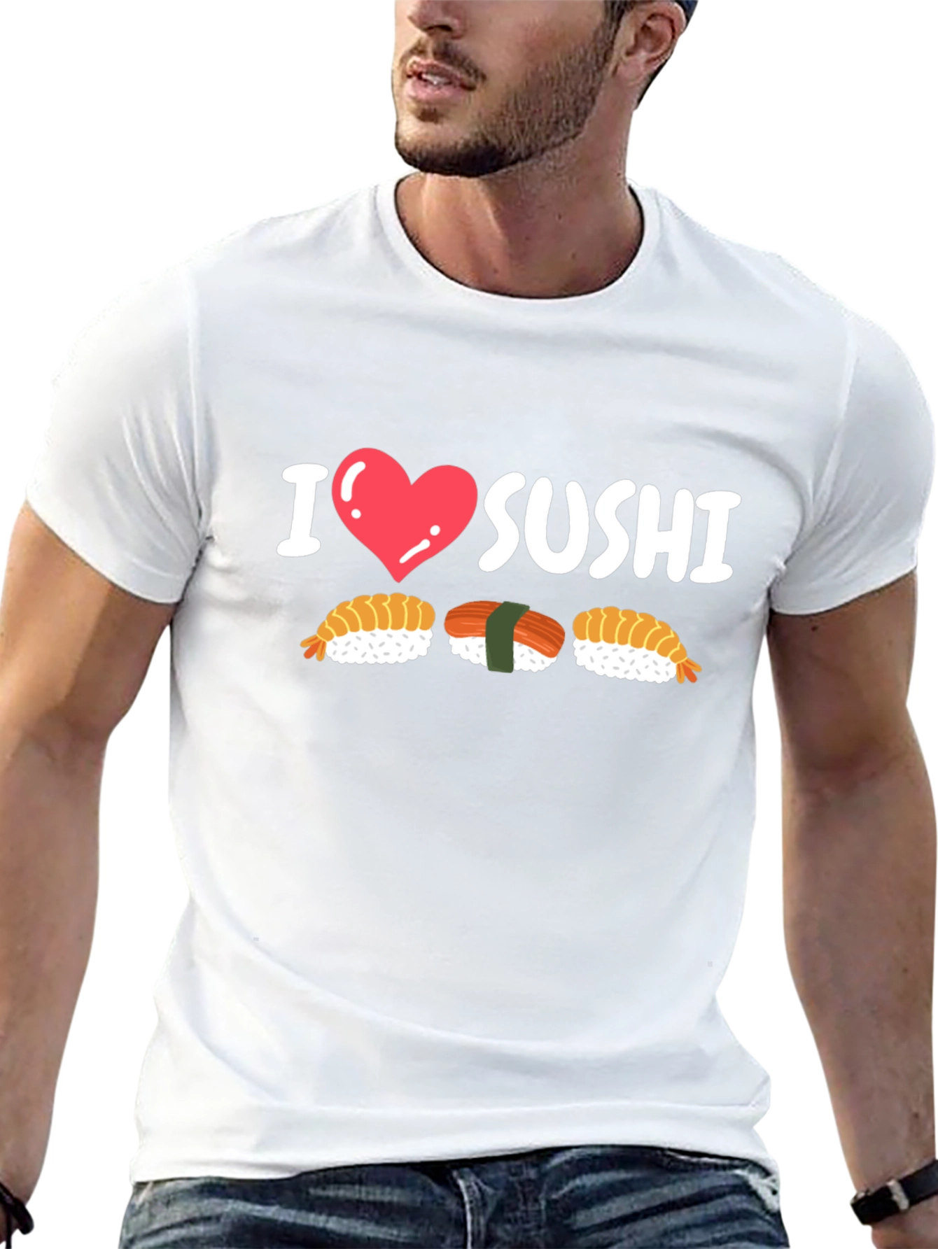 I Heart Sushi Graphic T-Shirt