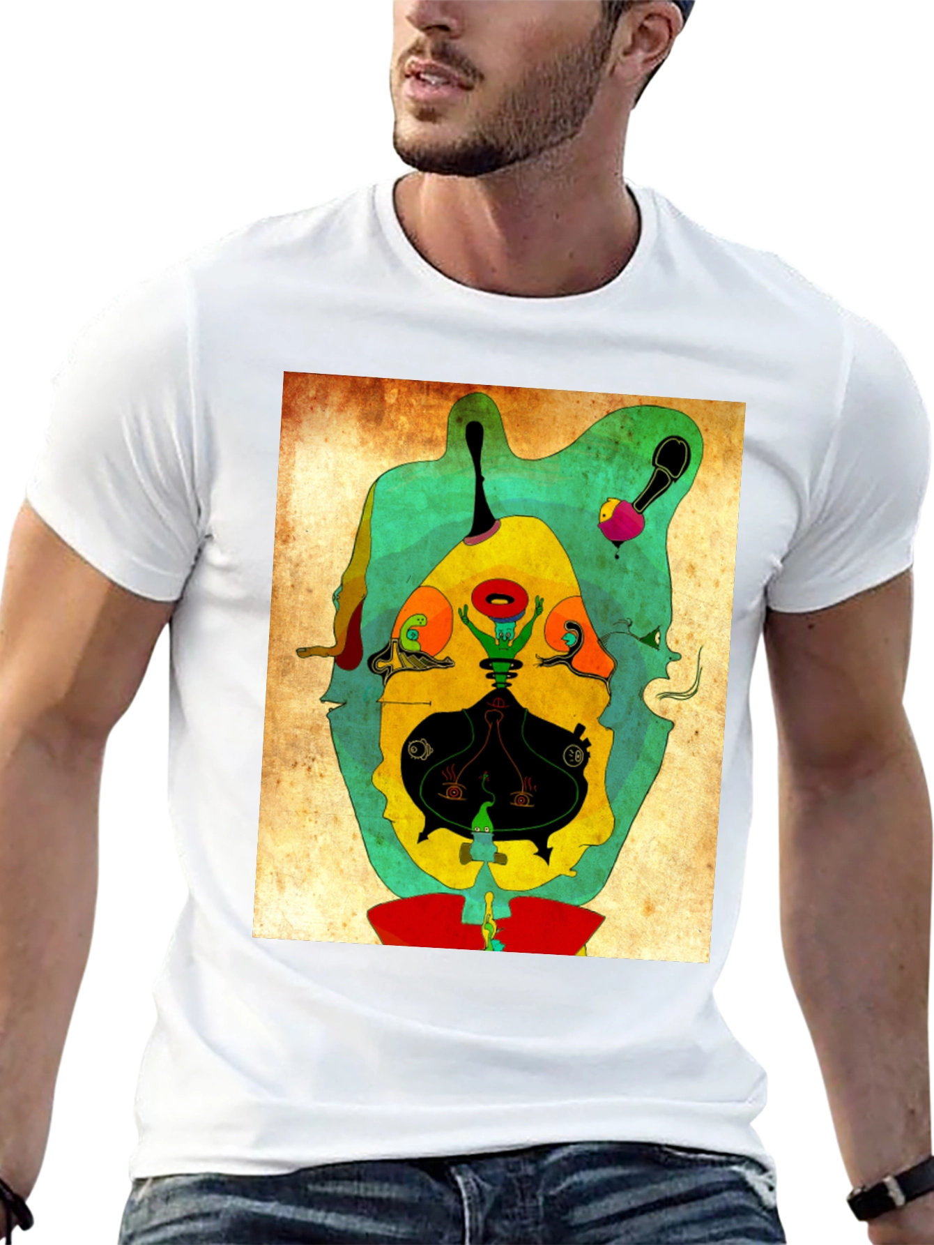 Abstract Art Graphic Tee - Unique & Stylish Design