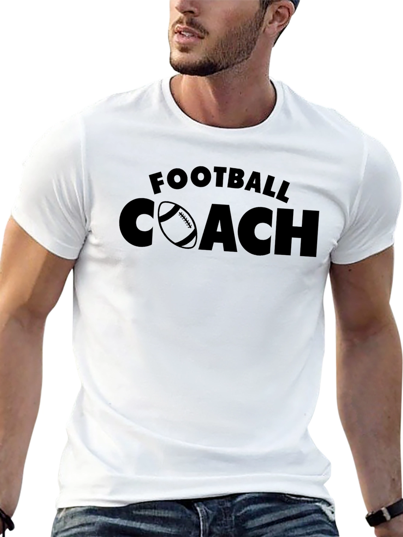 Football Coach Graphic T-Shirt