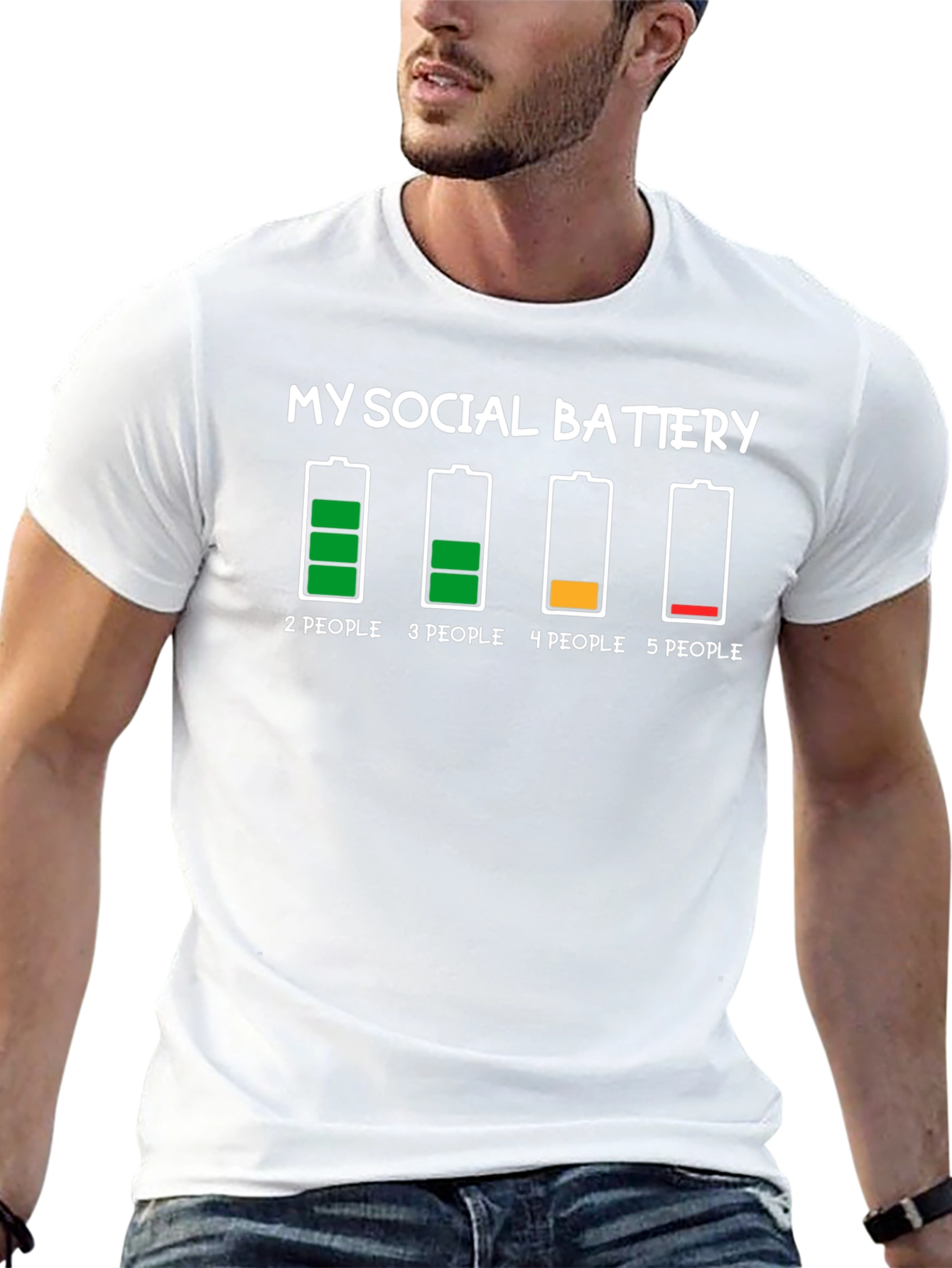 Social Battery Graphic T-Shirt