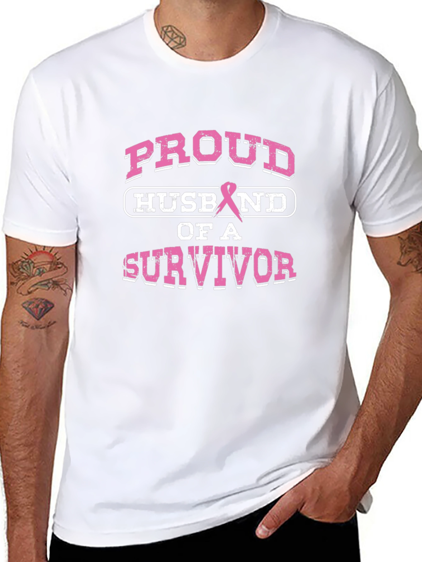 Proud Husband of a Survivor T-Shirt