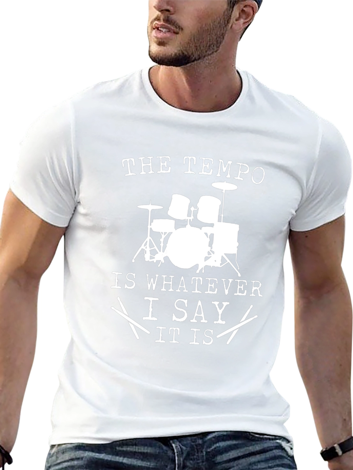 Drummer Tempo Black T-Shirt