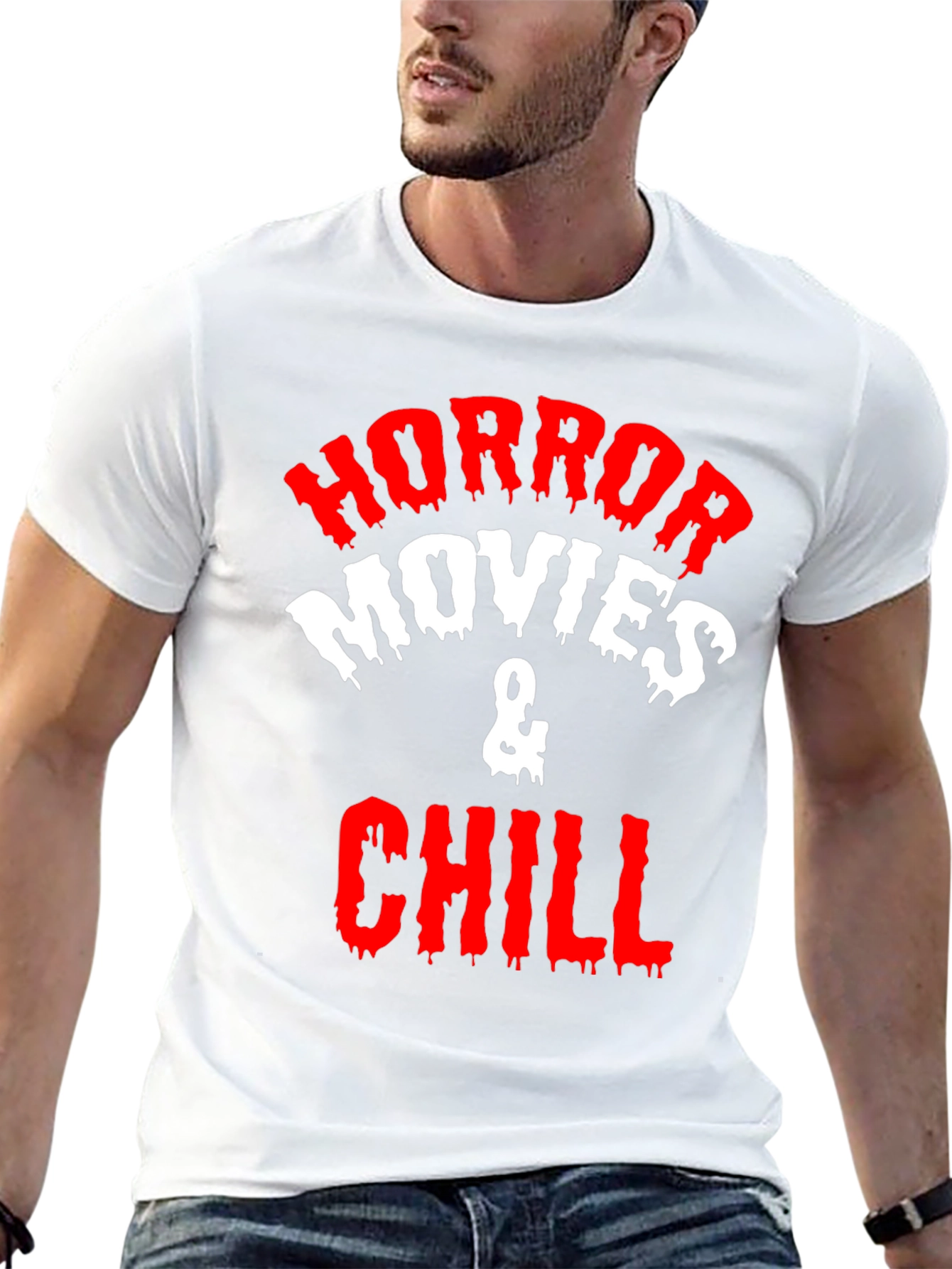 Horror Movies & Chill Graphic T-Shirt
