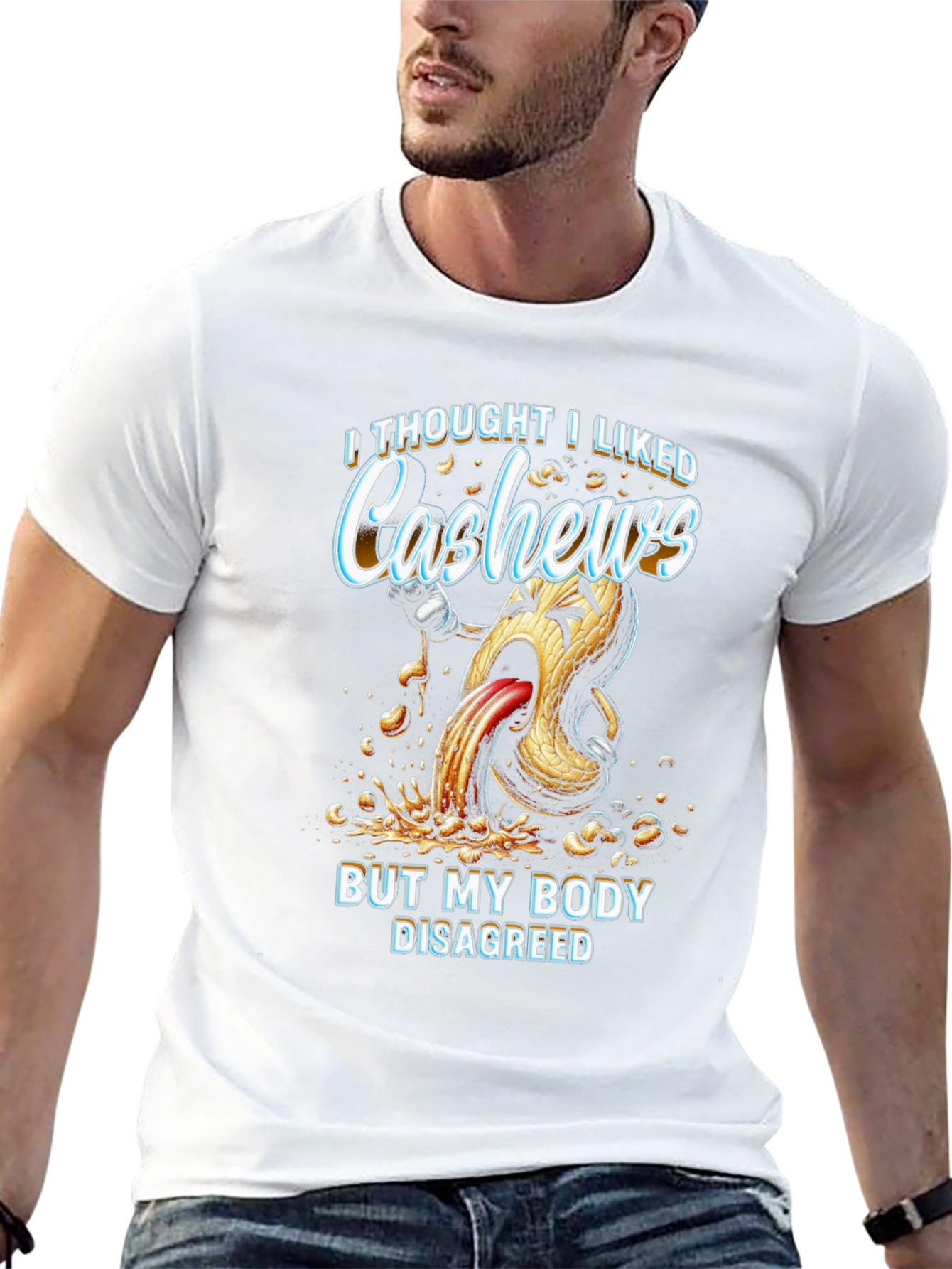 Cashew Allergy Humor T-Shirt