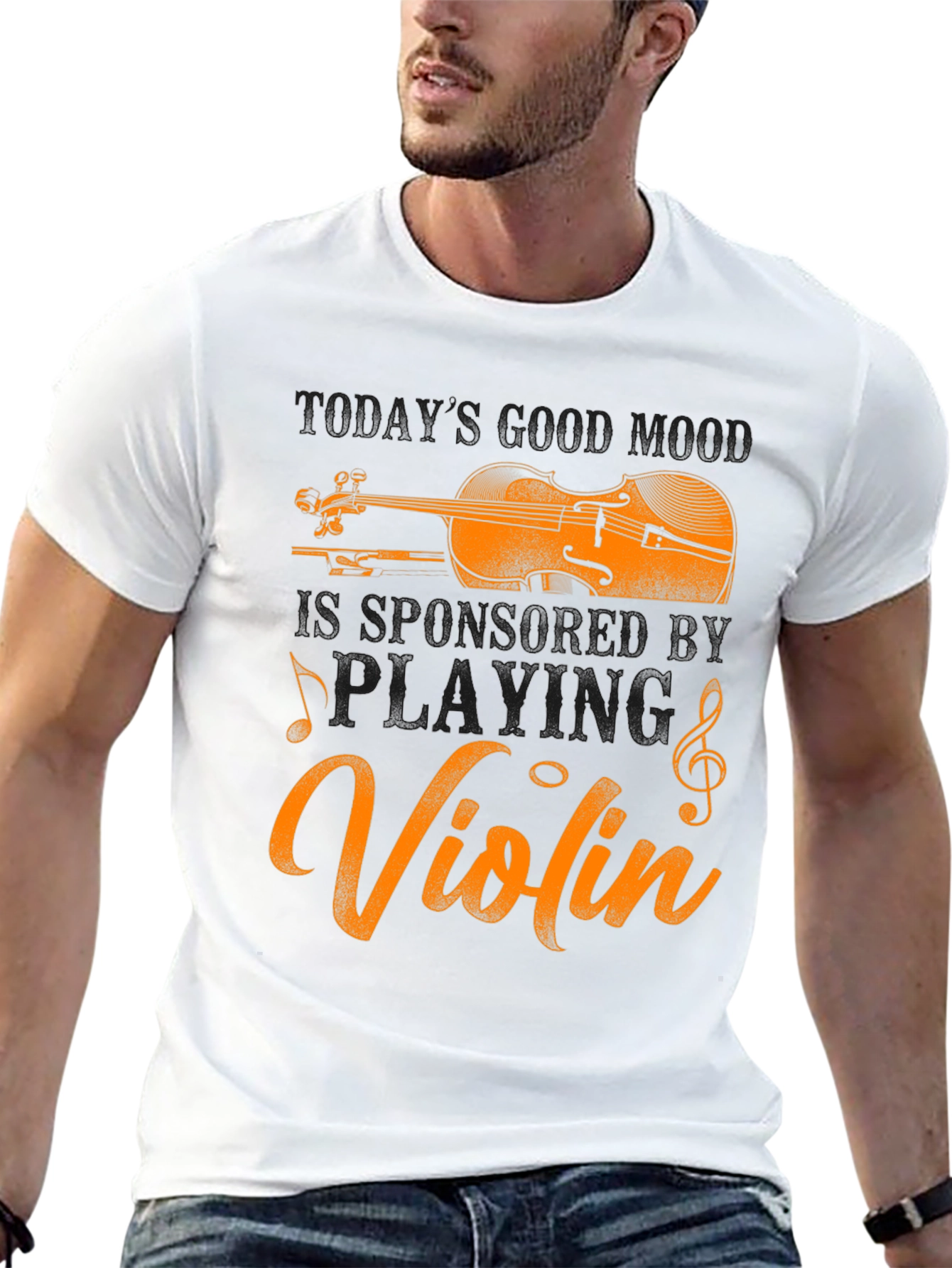 Violin T-Shirt - Music Lovers Apparel