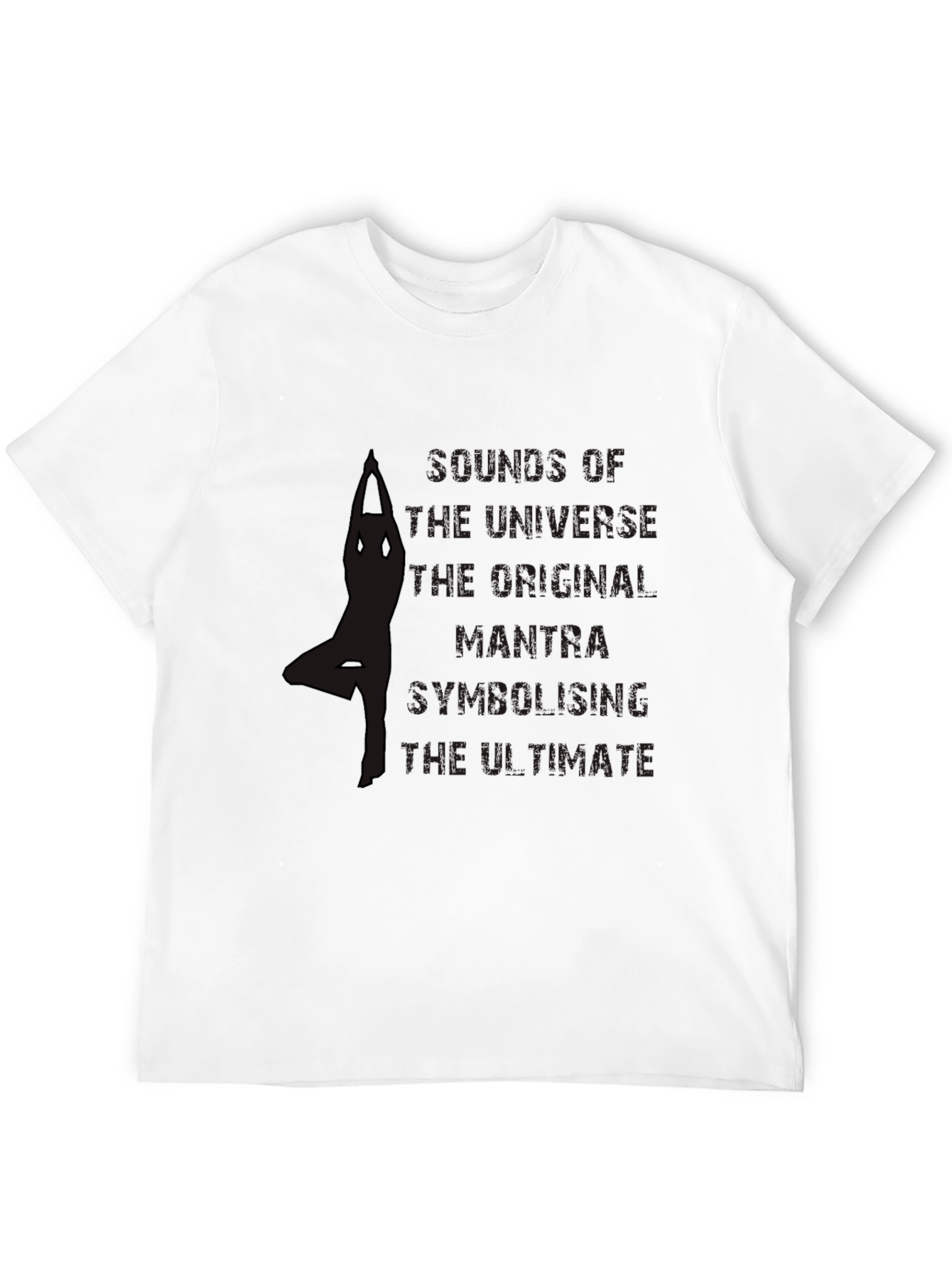 Yoga Enthusiast Black T-Shirt