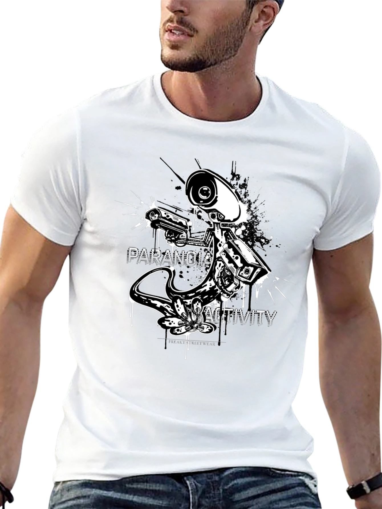 Paranoia Activity Graphic Print T-Shirt