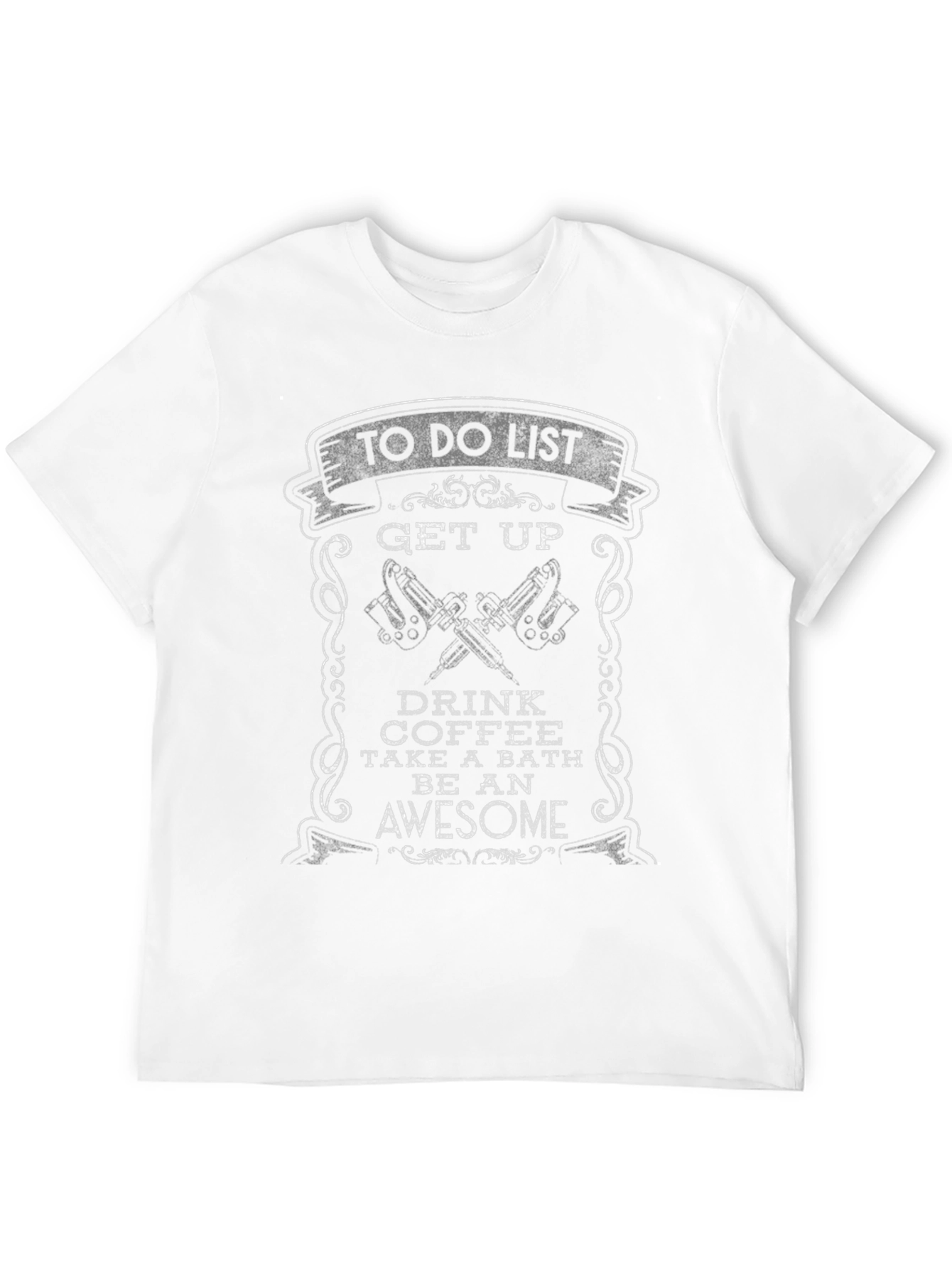 To Do List Tattoo Artist Black T-Shirt