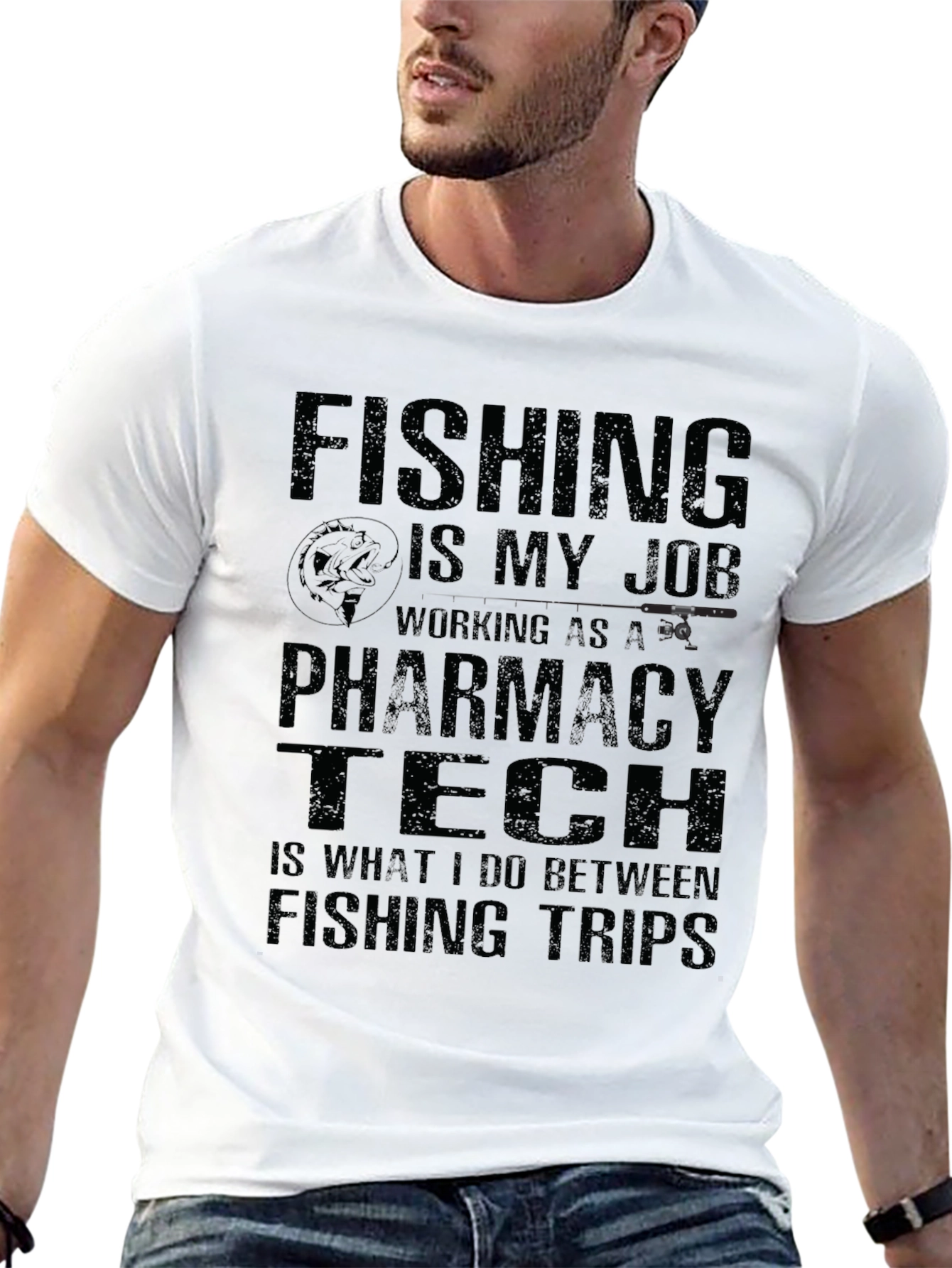 Fishing Pharmacy Tech T-Shirt